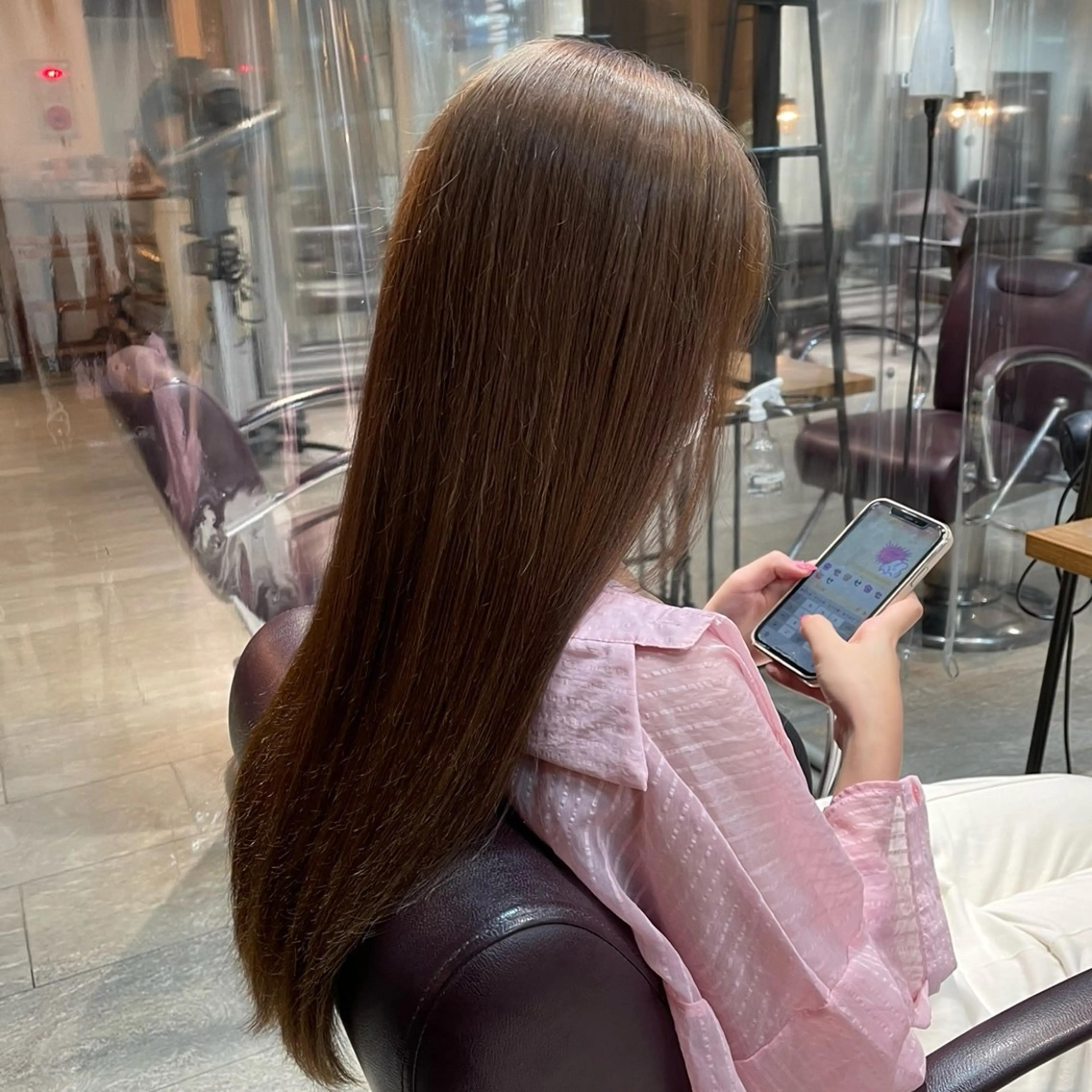 ロング カラー ヘアアレンジ fifth Tokyo所属・fifth 石川 凪のヘアスタイル