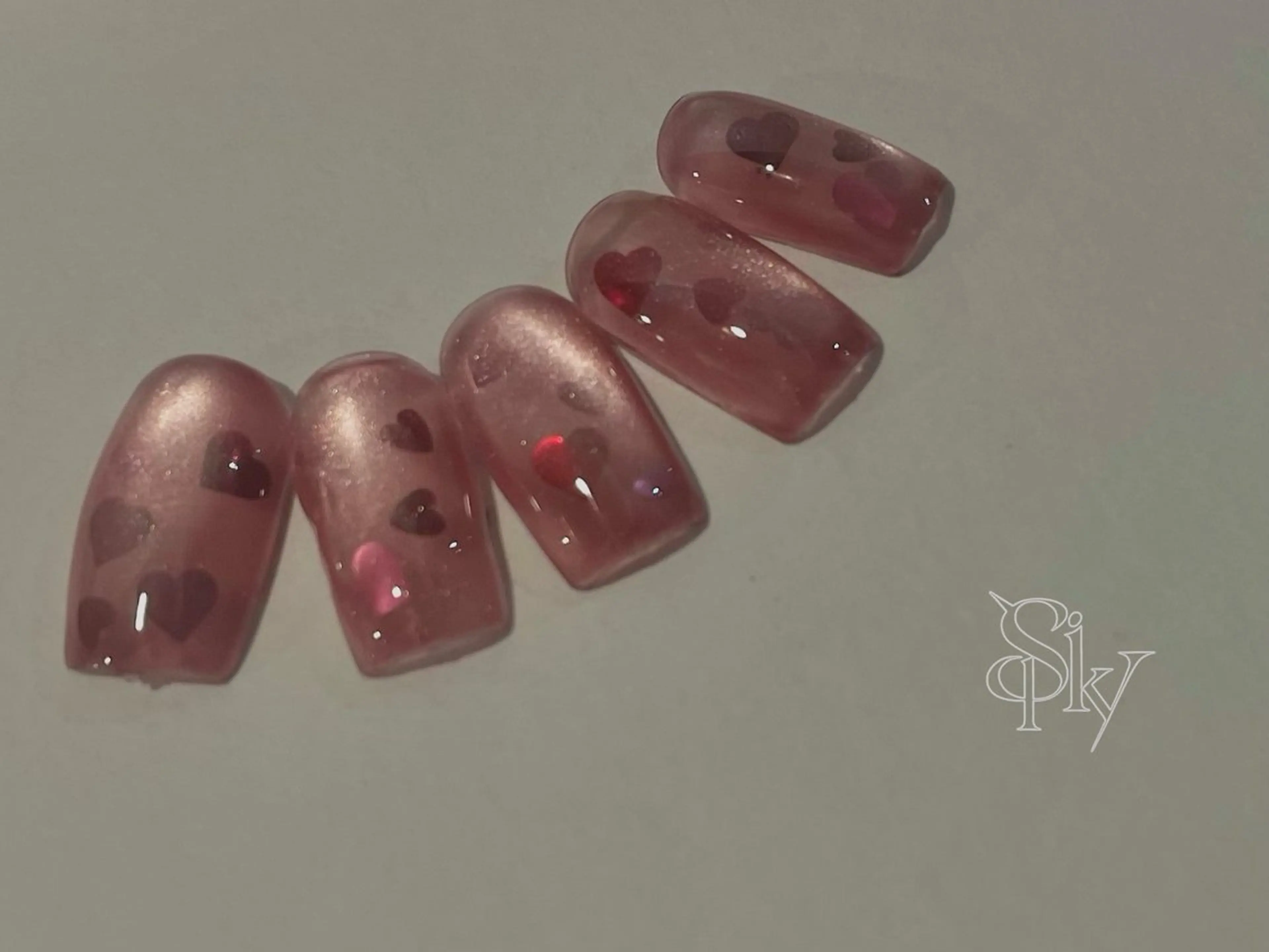 ネイル ハンドネイル Spiky とうげ ふうかのネイルデザイン