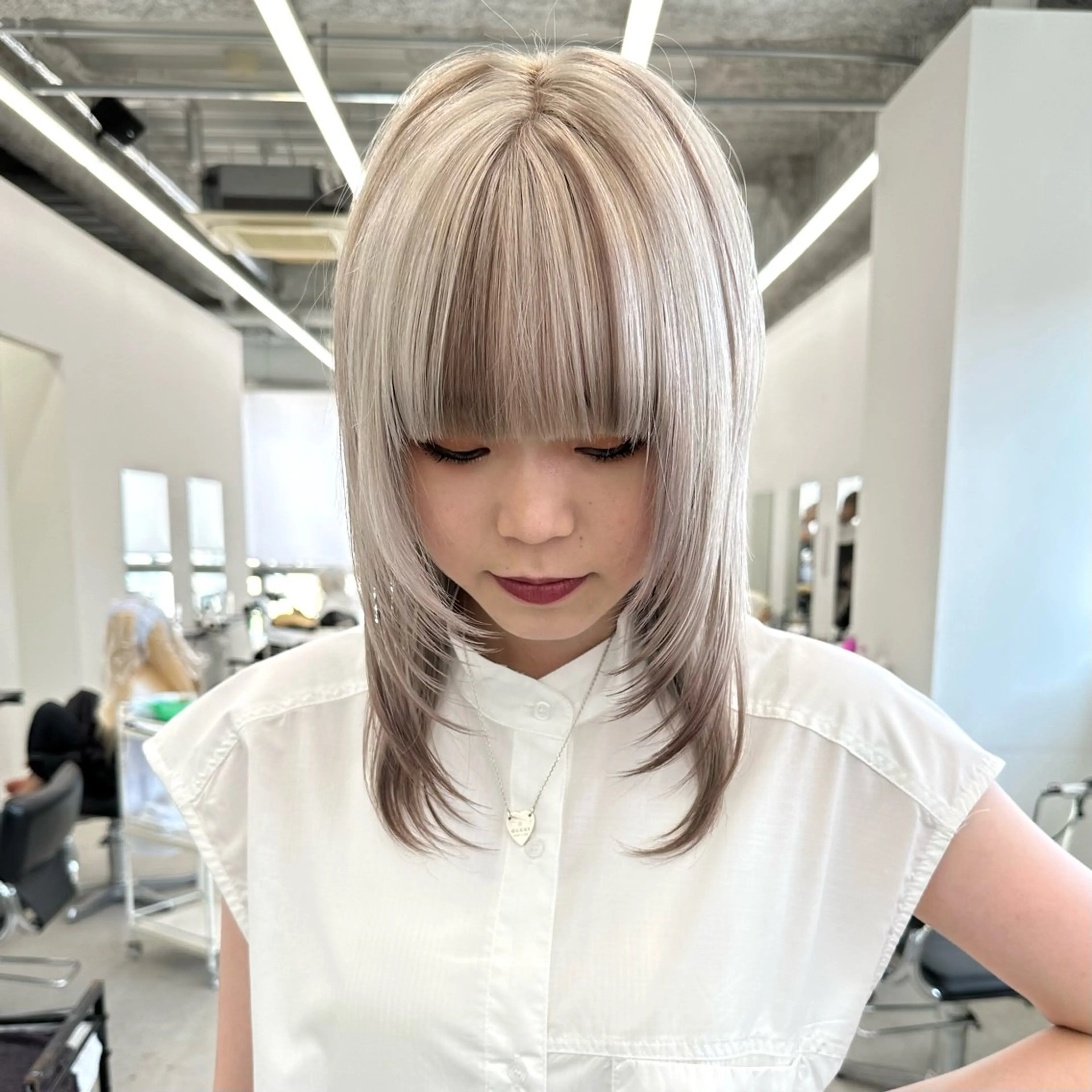 セミロング BLEACHi 安城店所属・石川 創史郎のヘアスタイル
