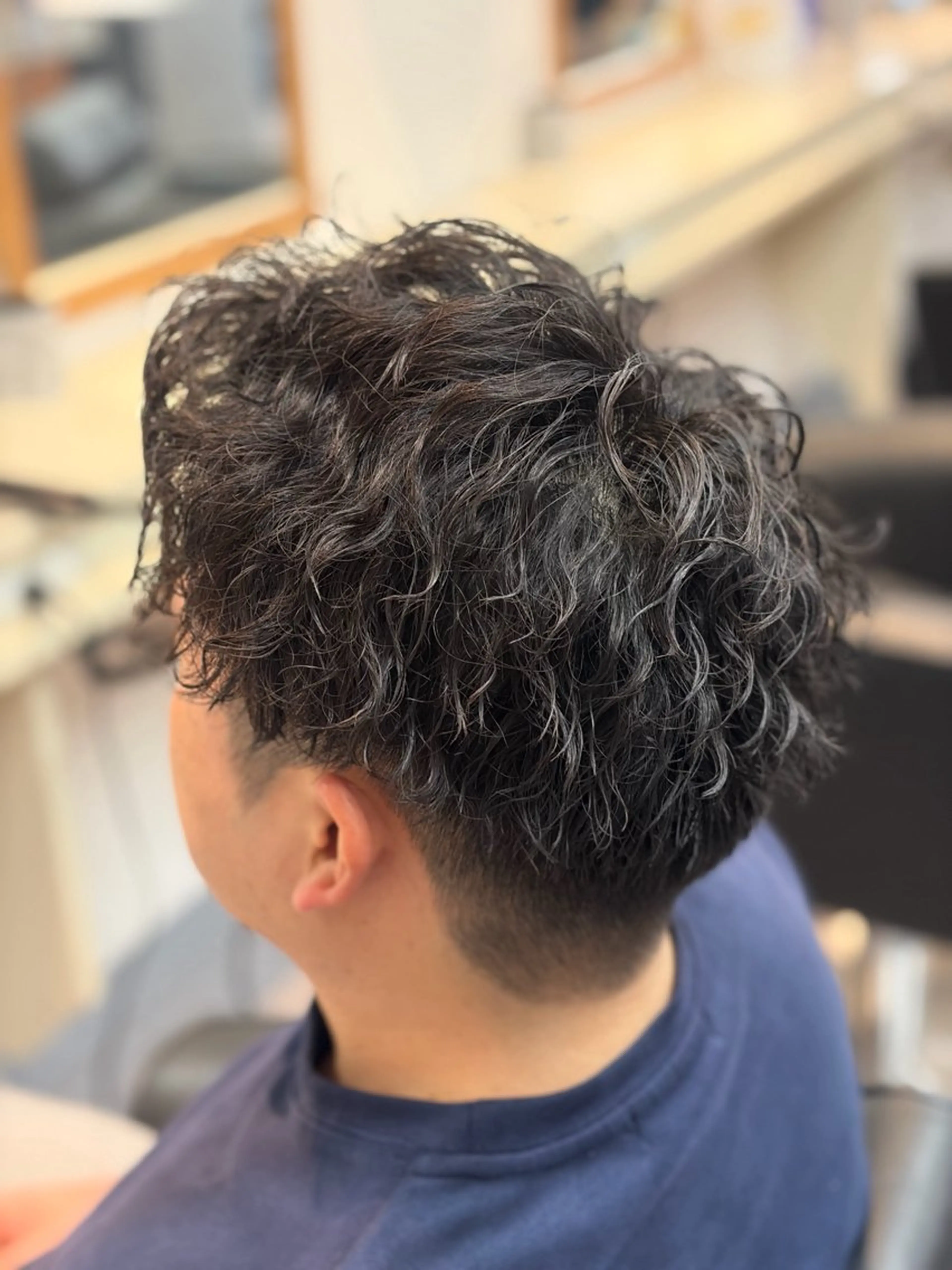 パーマ メンズ カット パーマ メンズ特化/パーマ/ フェードWATARUのヘアスタイル