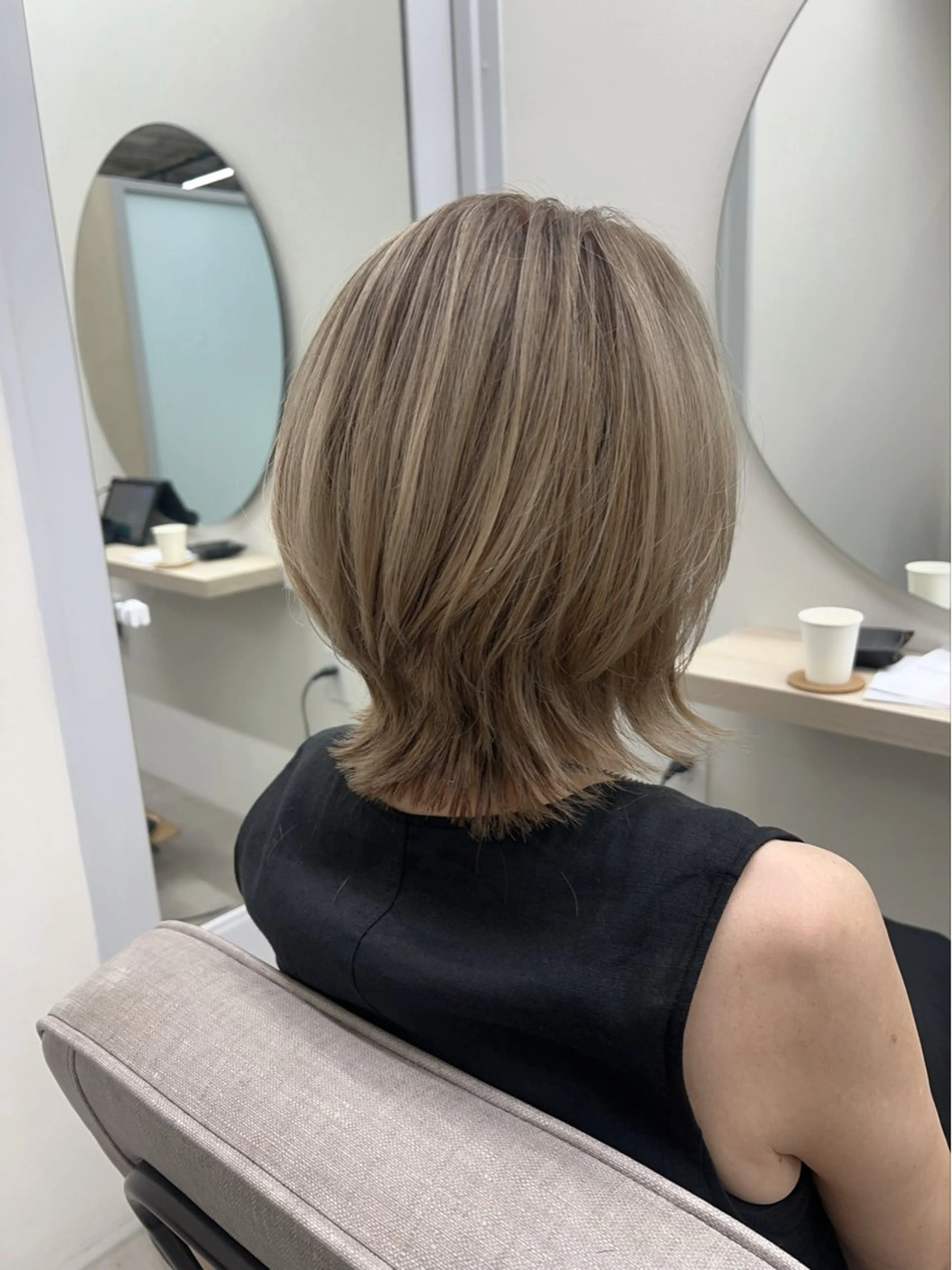 ショート ウルフカット ヘアカラー トリートメント メンズ レイヤー ウルフ 弓木啓輔のヘアスタイル