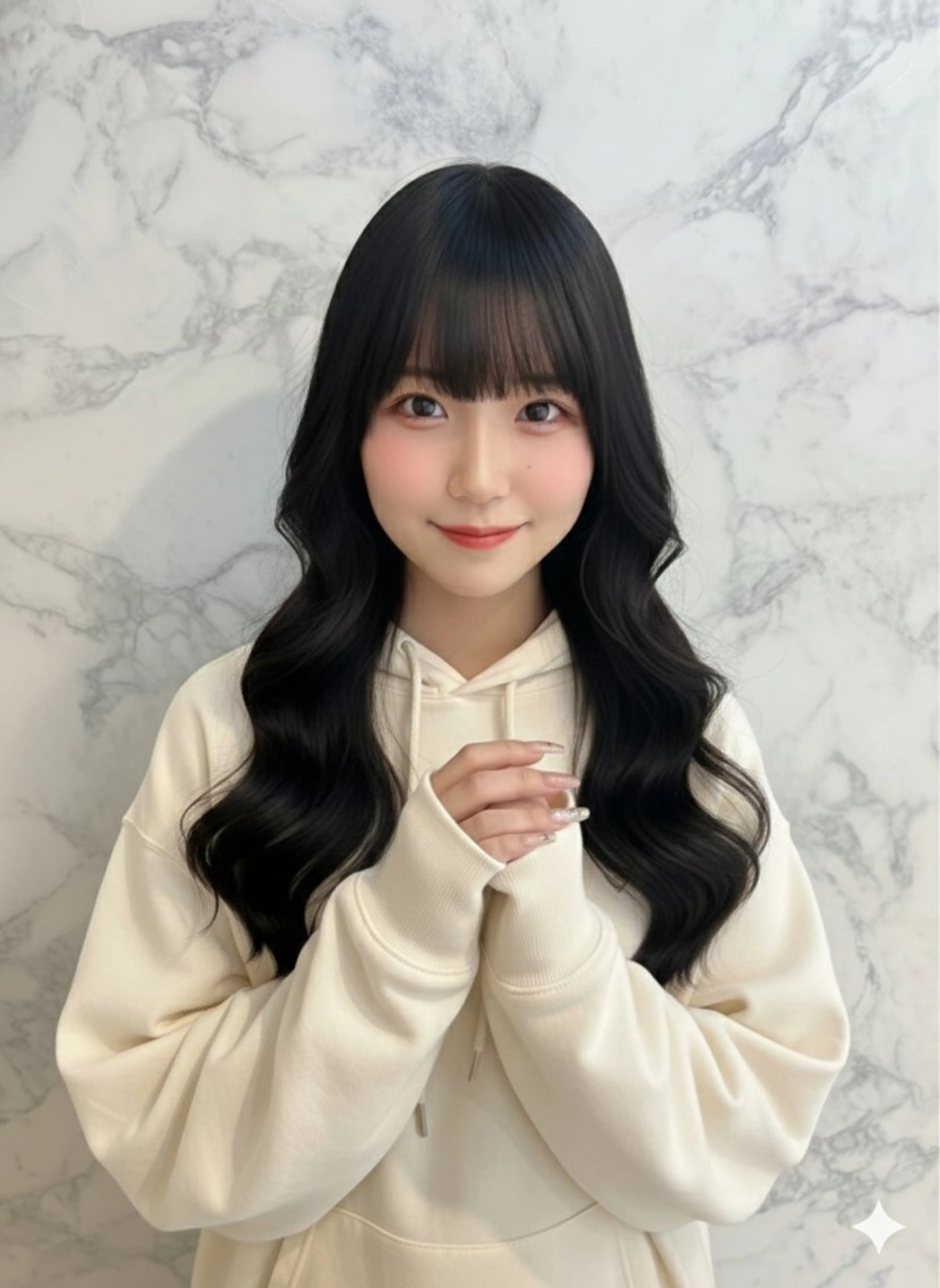 ロング カット 🍒しの🍒 ハイトーン/カットのヘアスタイル