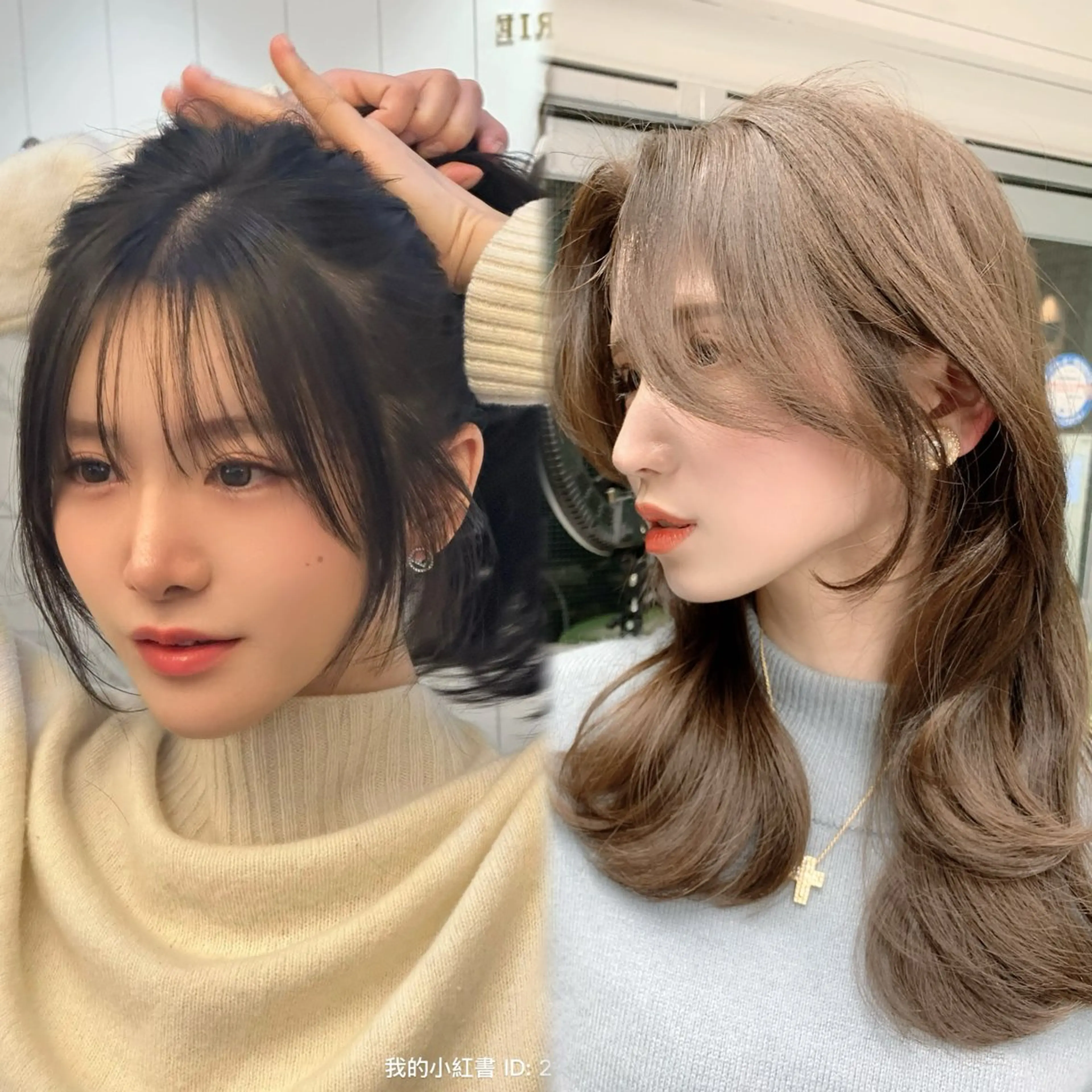 ロング カラー カット ヘアカラー トリートメント 心斎橋/縮毛矯正 /ブリーなしWカラーのヘアスタイル