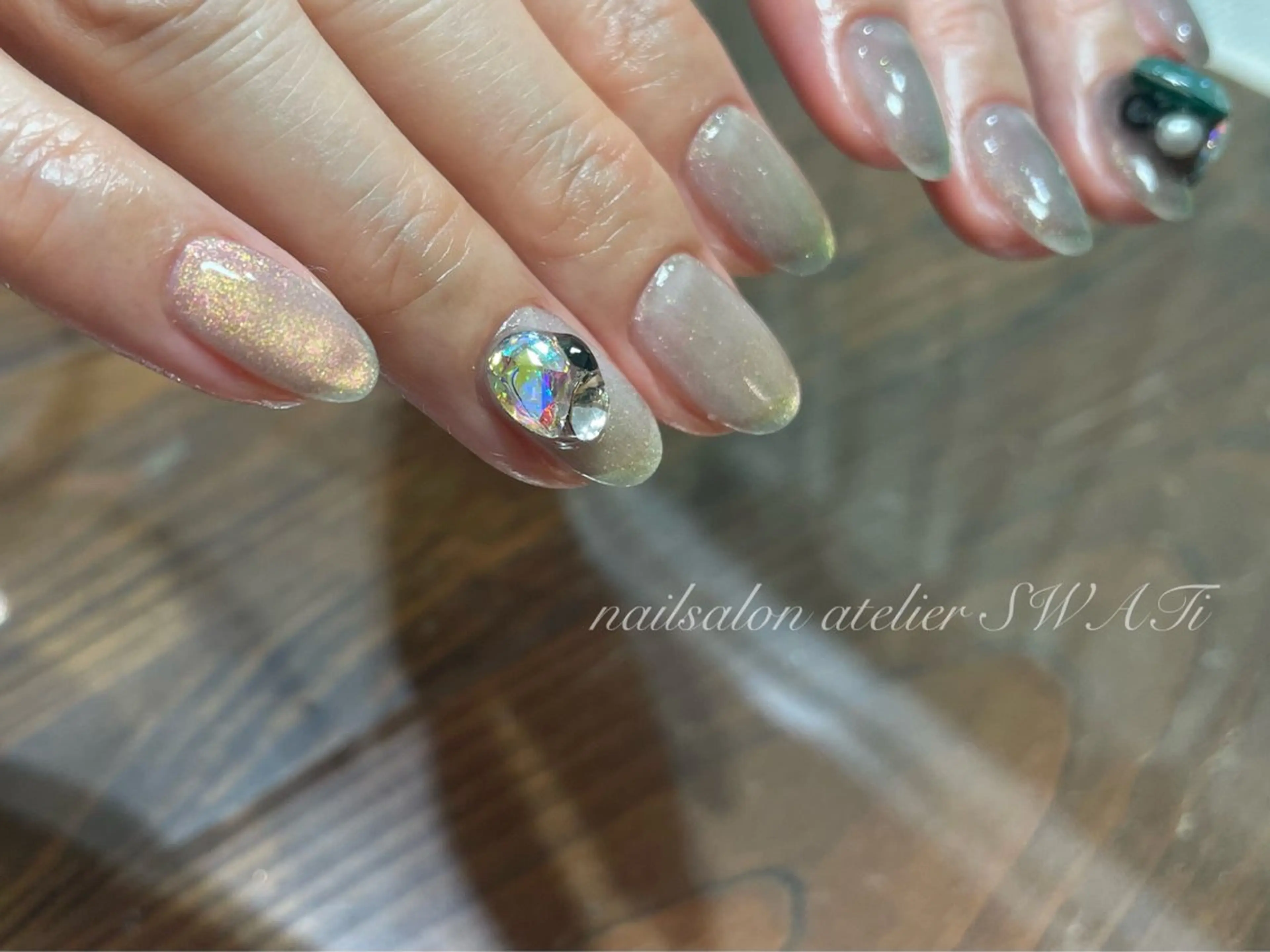 ネイル ハンドネイル ヘアーサロン大野所属・nailsalon SWATiのネイルデザイン