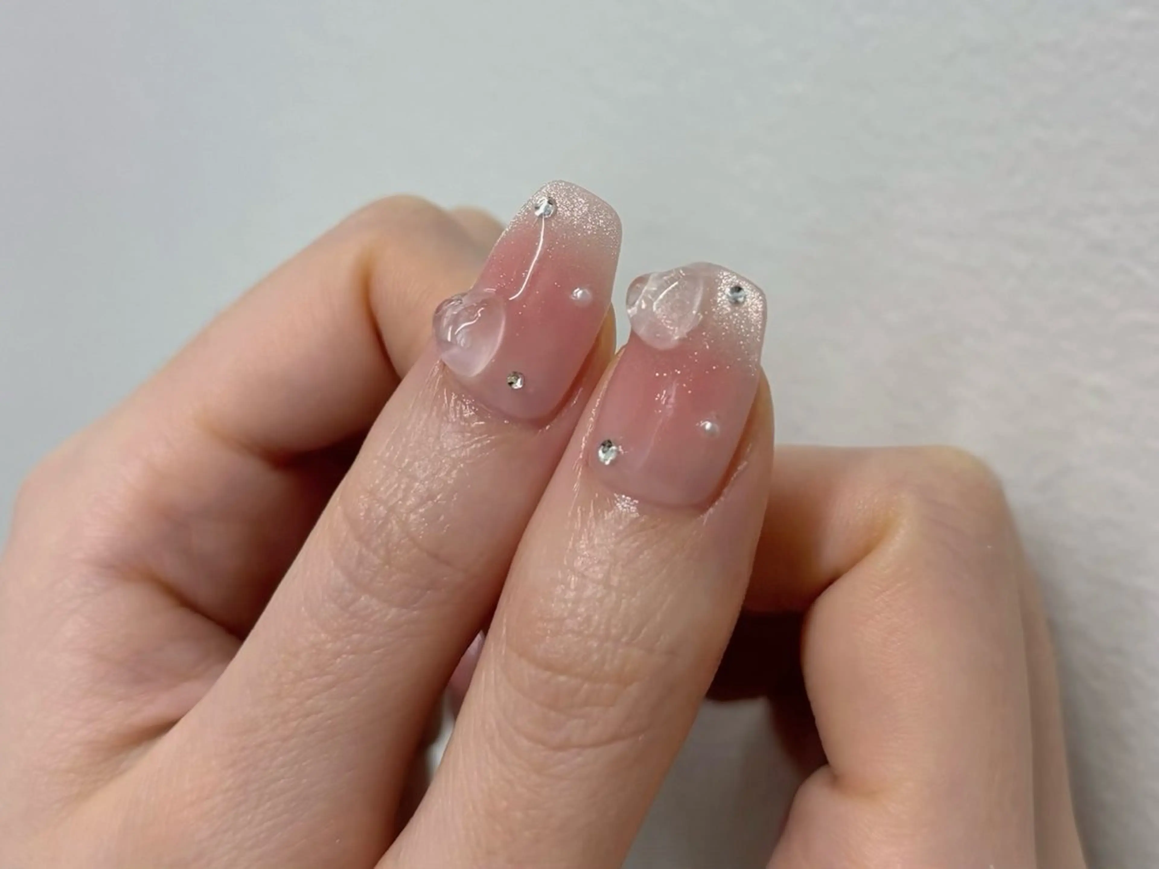 ネイル rina ニュアンス♡ワンホンのネイルデザイン