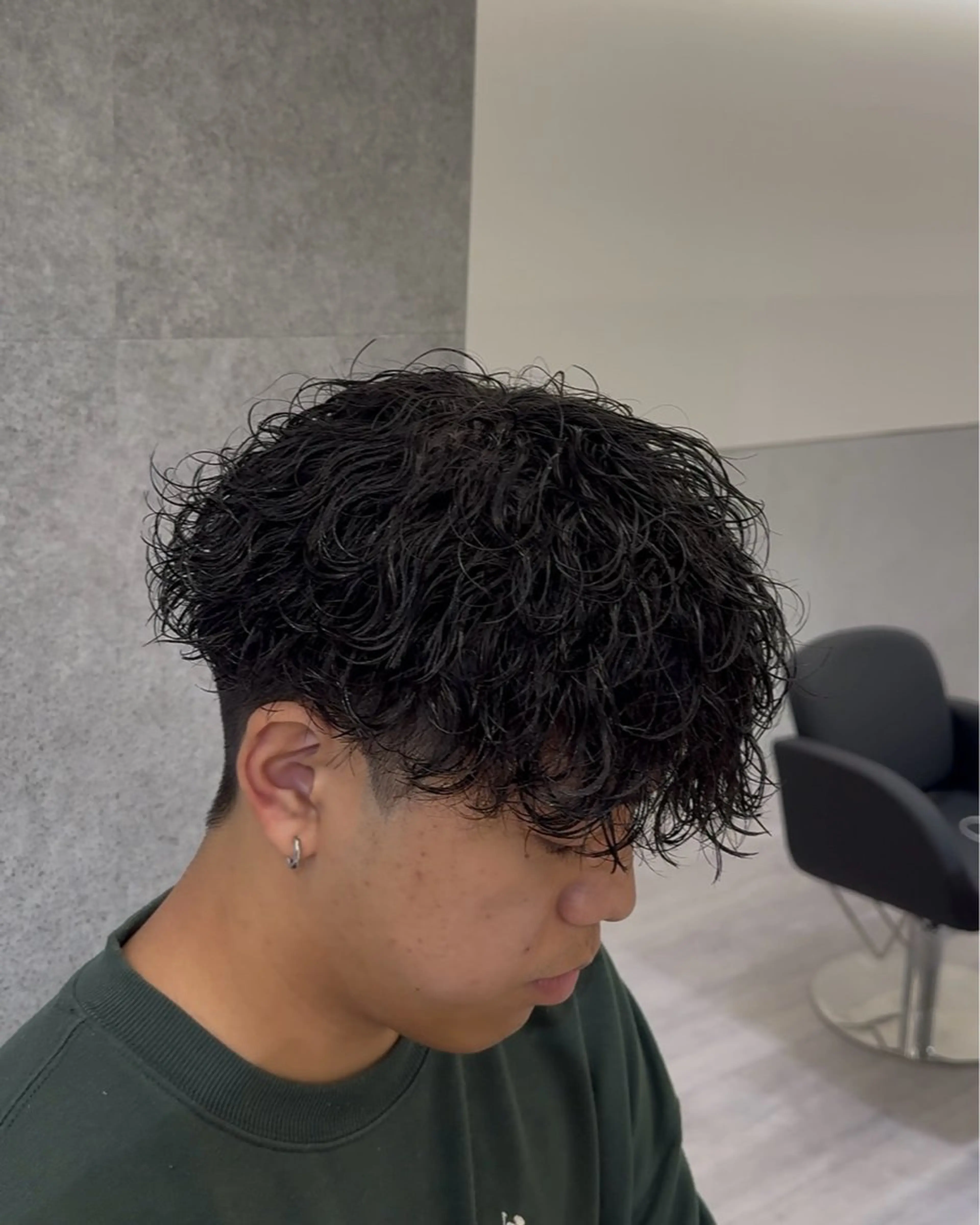 カット+波巻きパーマ🌊の写真