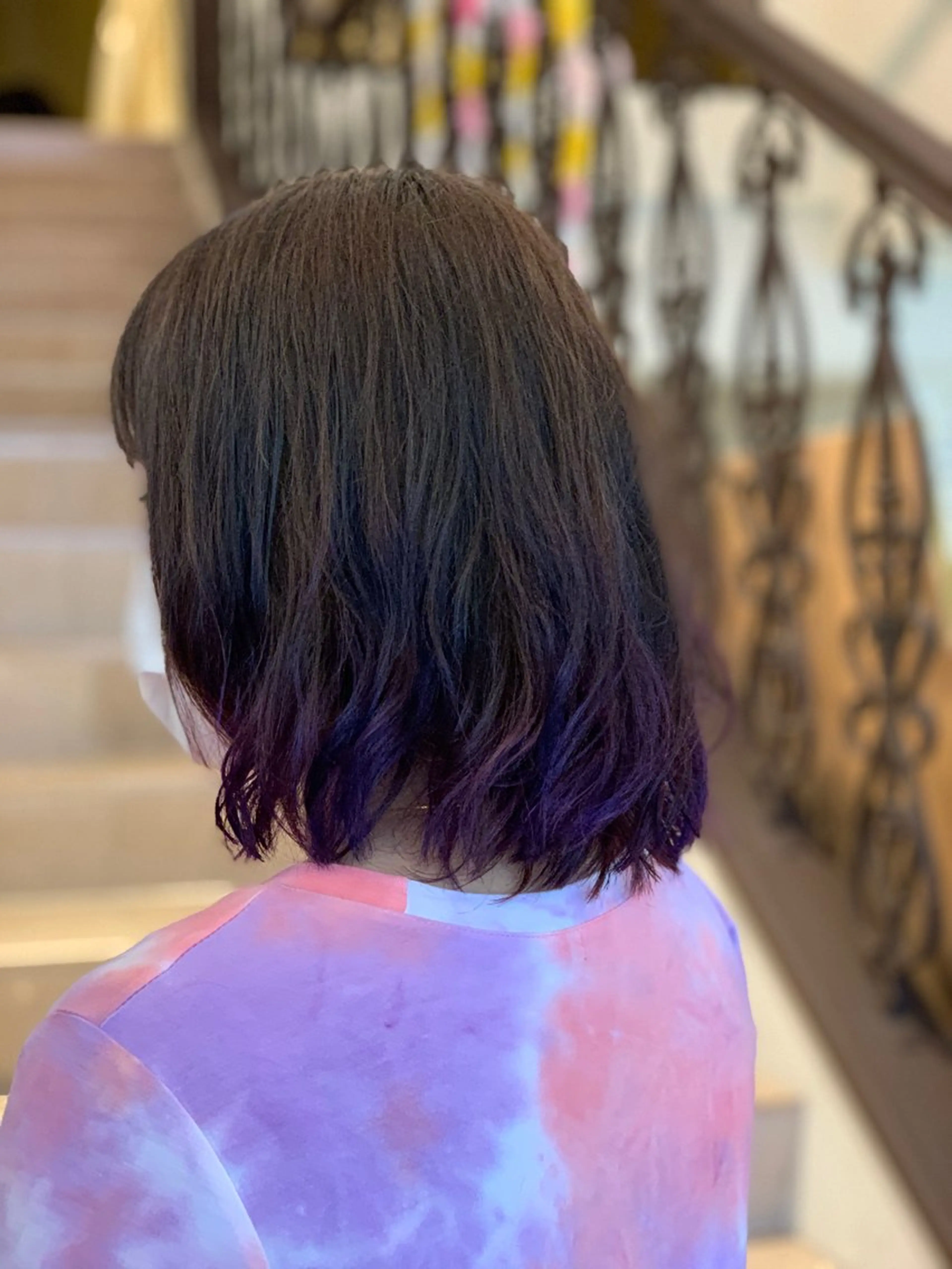 ミディアム 大島 裕也のヘアスタイル