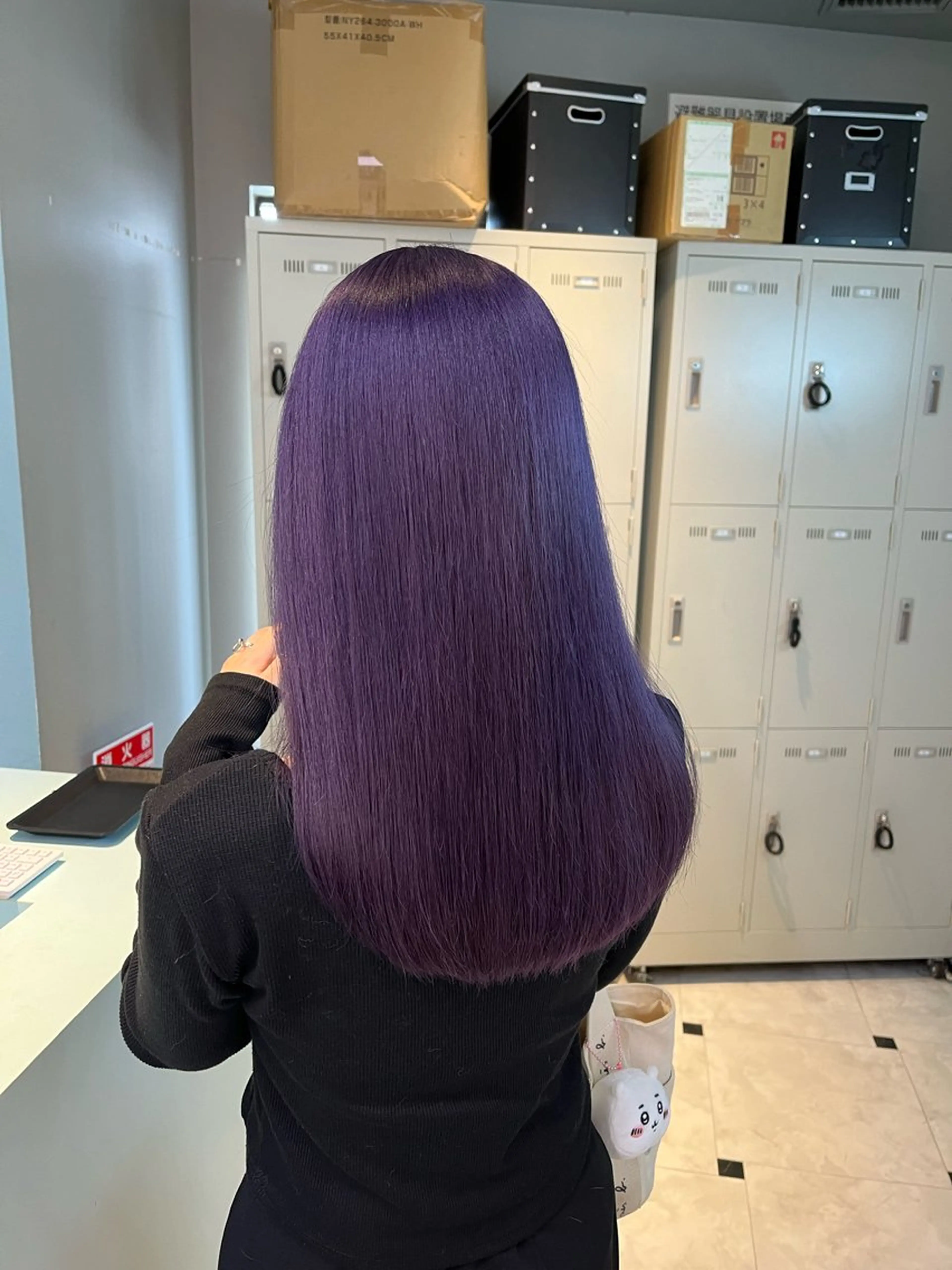 セミロング カラー ヘアカラー トリートメント ブリーチカラー 🩵MIZUKIのヘアスタイル