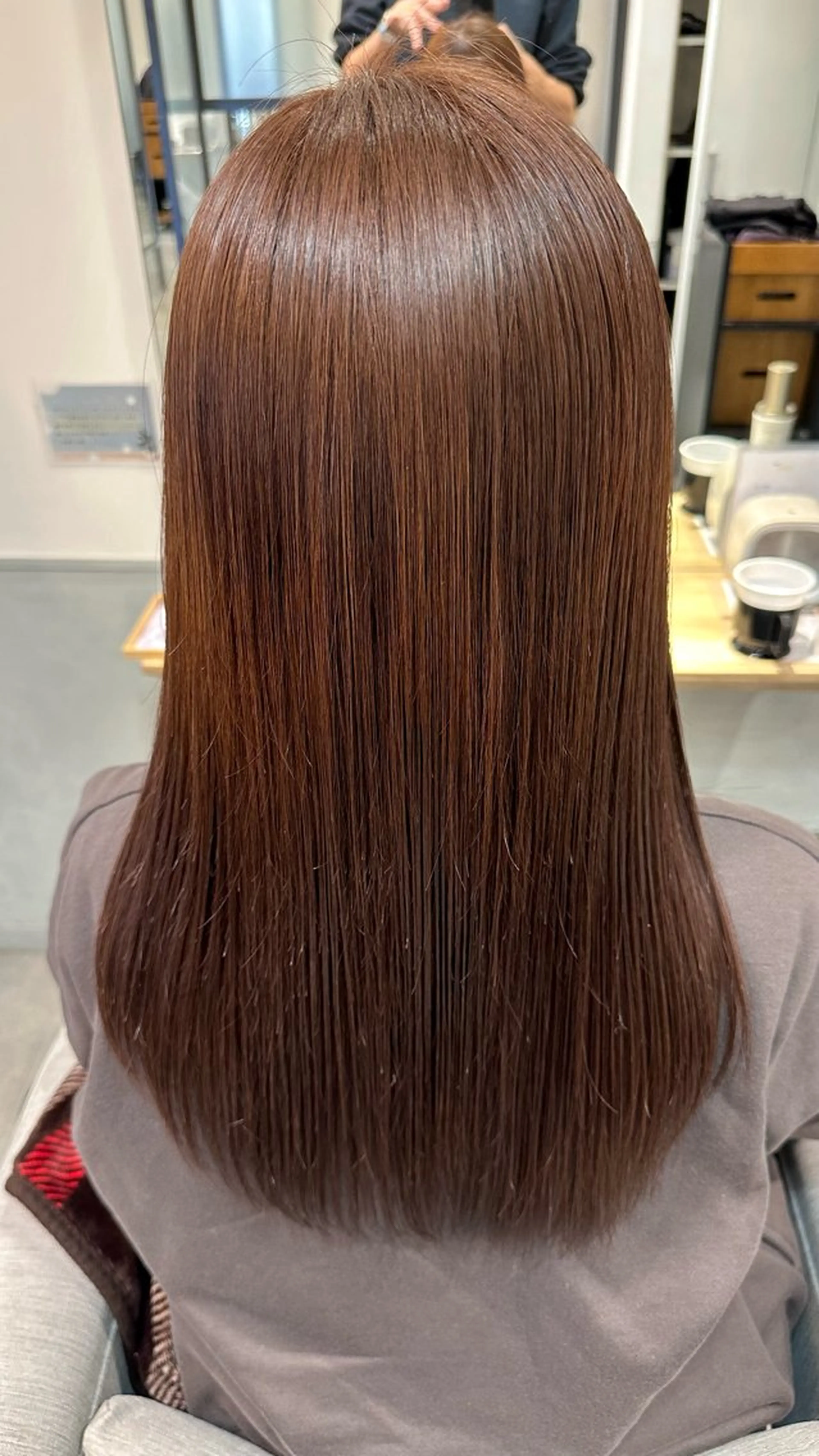 【忙しい朝をラクチンに】カット+前髪縮毛矯正+N.ケラリファイントリートメントの写真