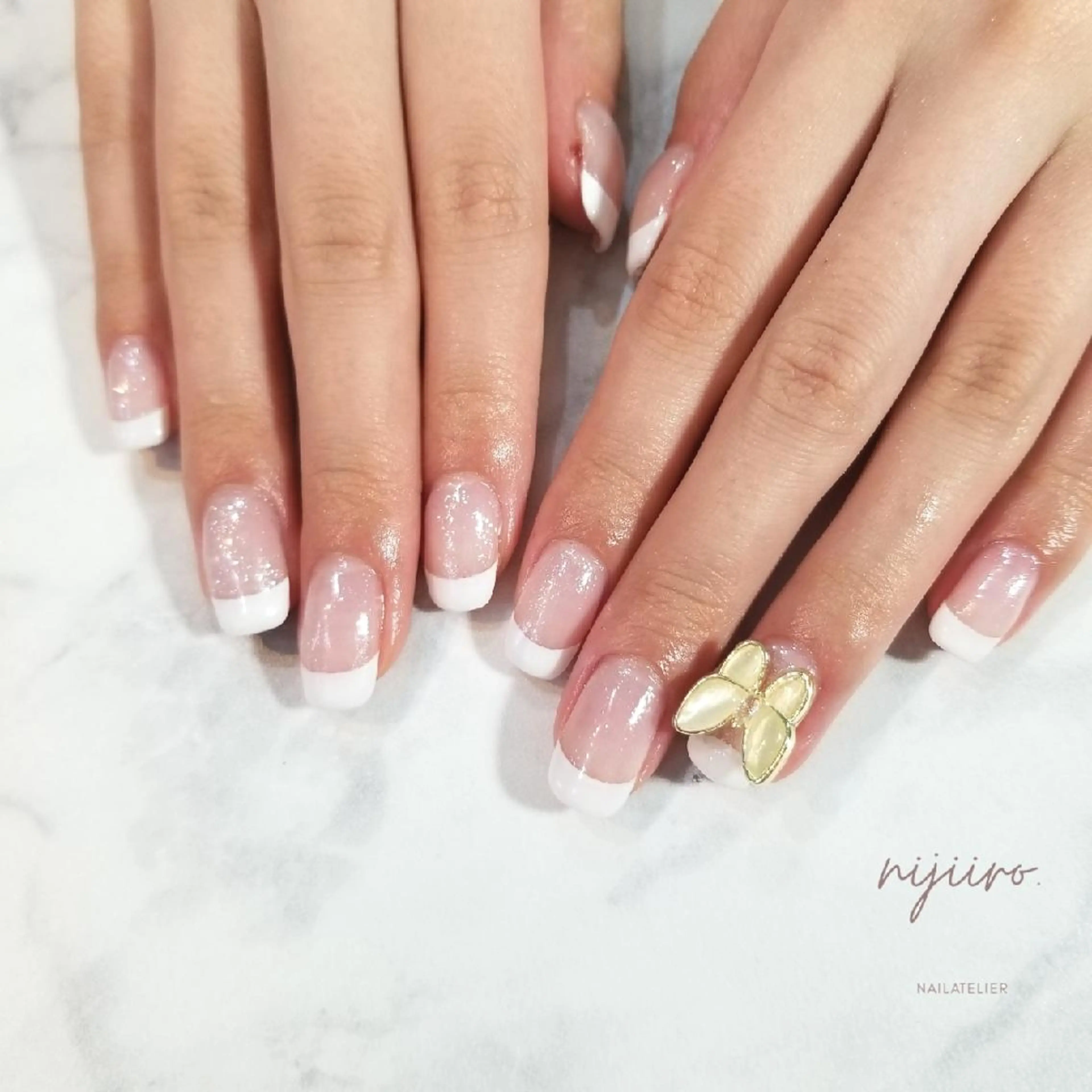 ネイル ハンドネイル nailatelier nijiiro.所属・nijiiro🌈 サトウのネイルデザイン