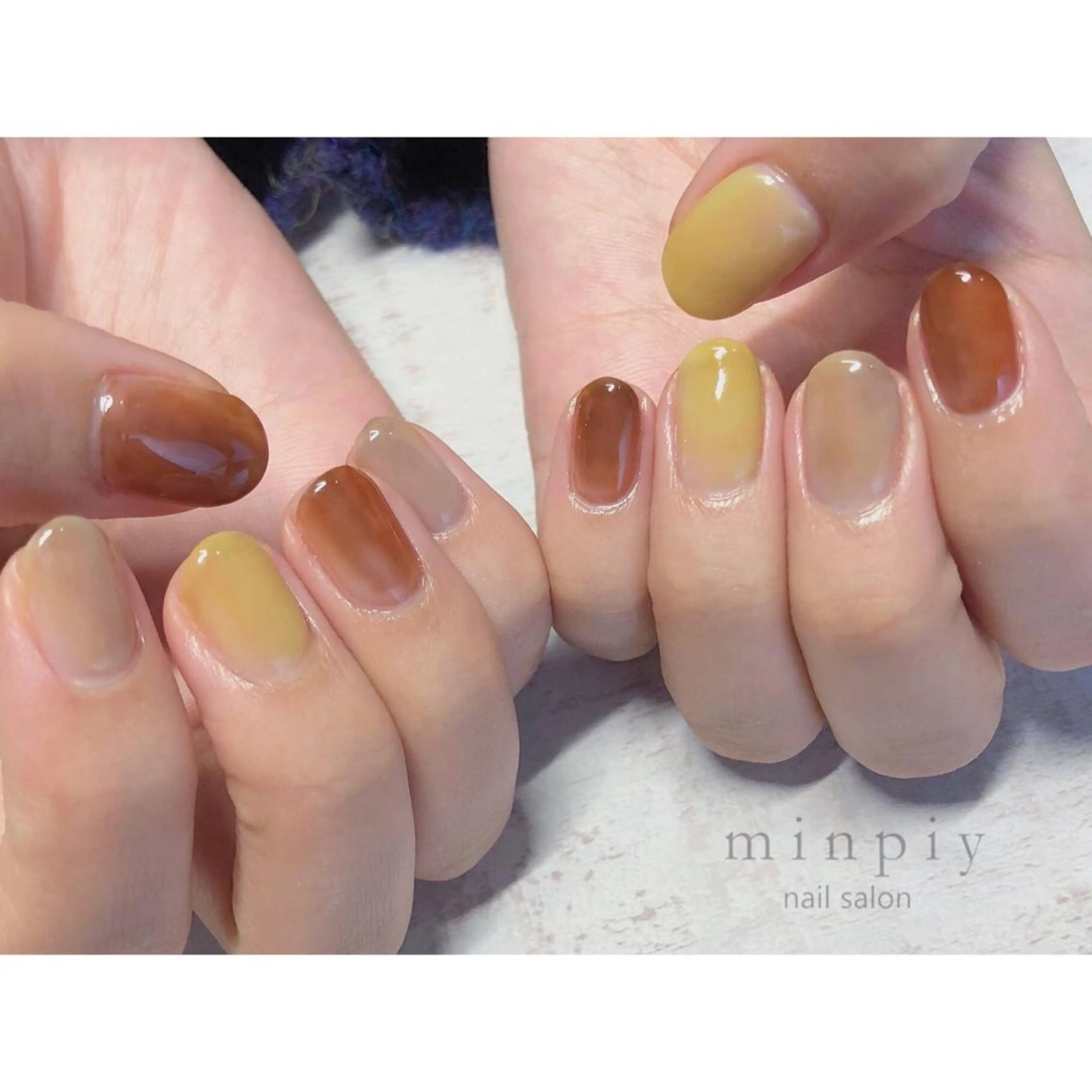 ネイル 𖡼 yumenoのネイルデザイン