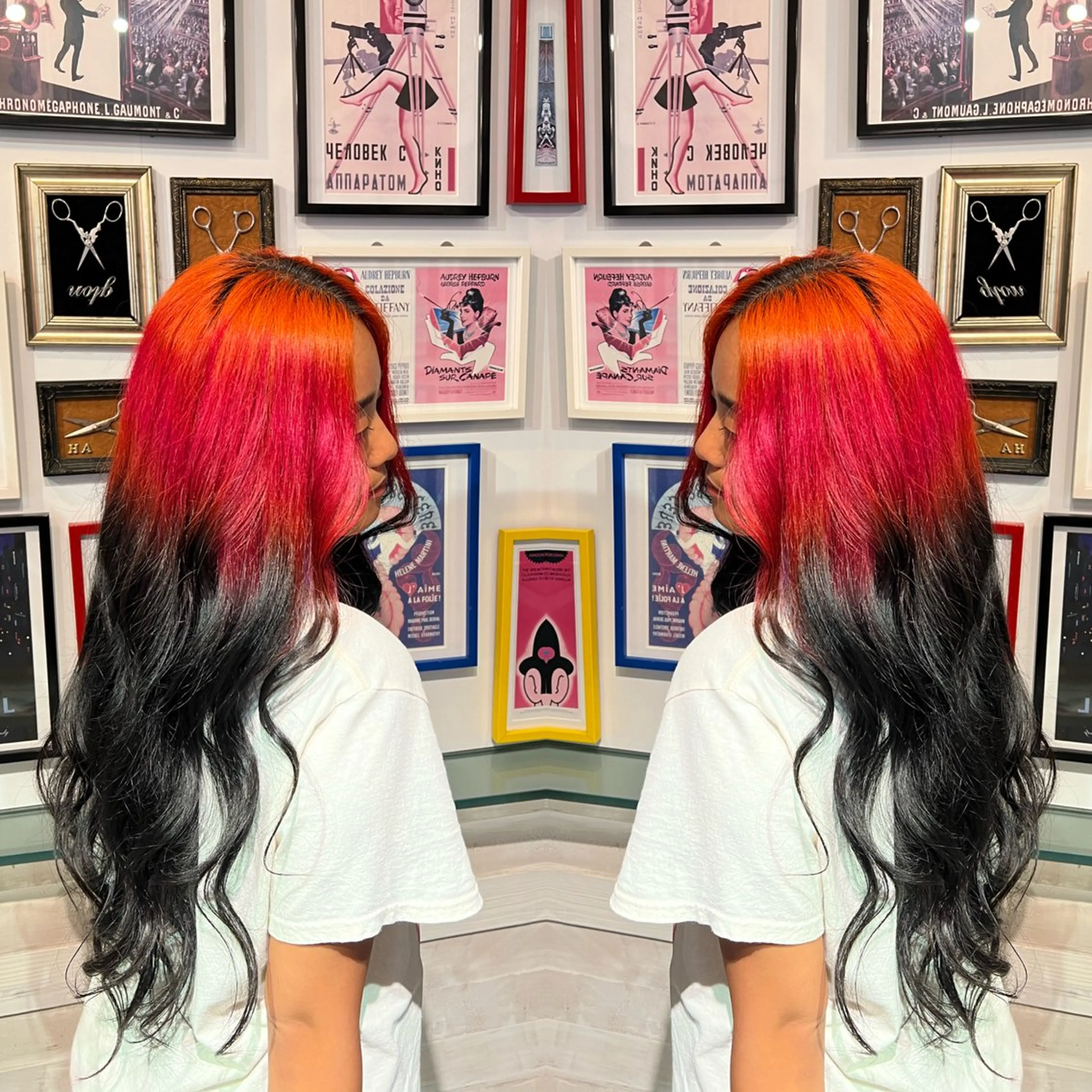 ロング カラー レイヤー/ボブ/ ミニボブ/AOIのヘアスタイル