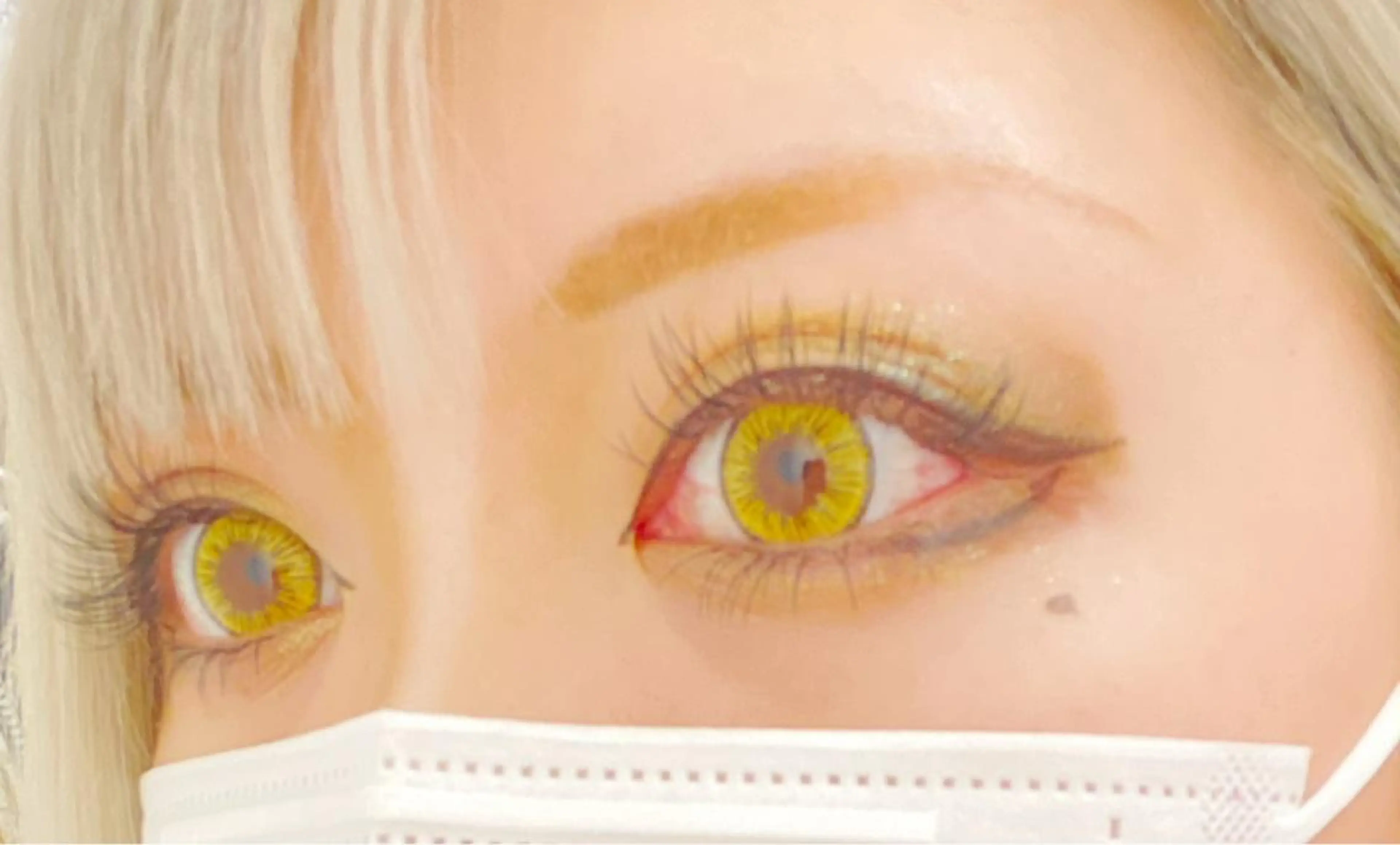 【マツエク】フラットラッシュ100​〜​120本＋下まつげ付けれるだけ！の写真