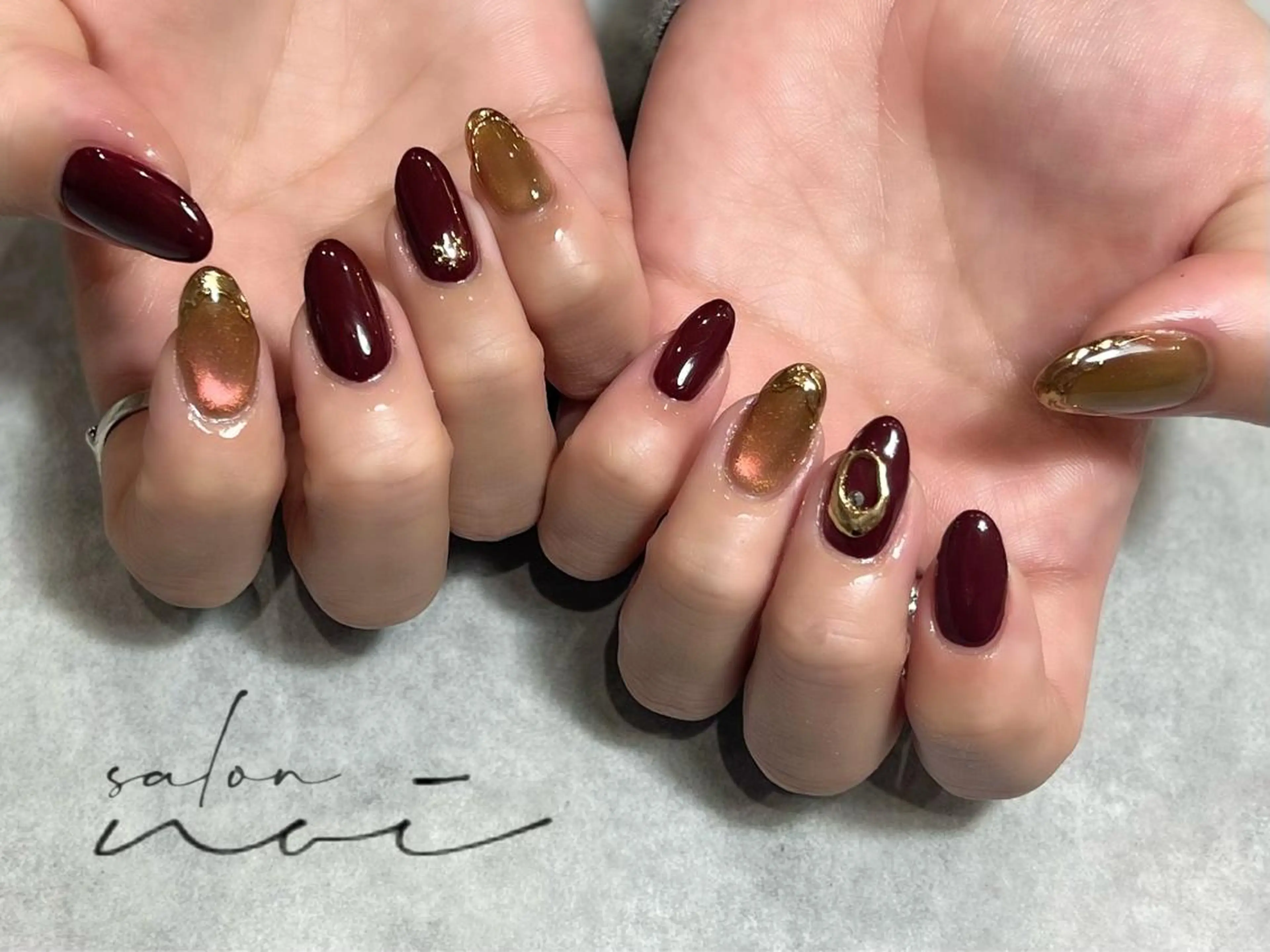 ネイル マグネットネイル salon noi所属・salon noiのネイルデザイン