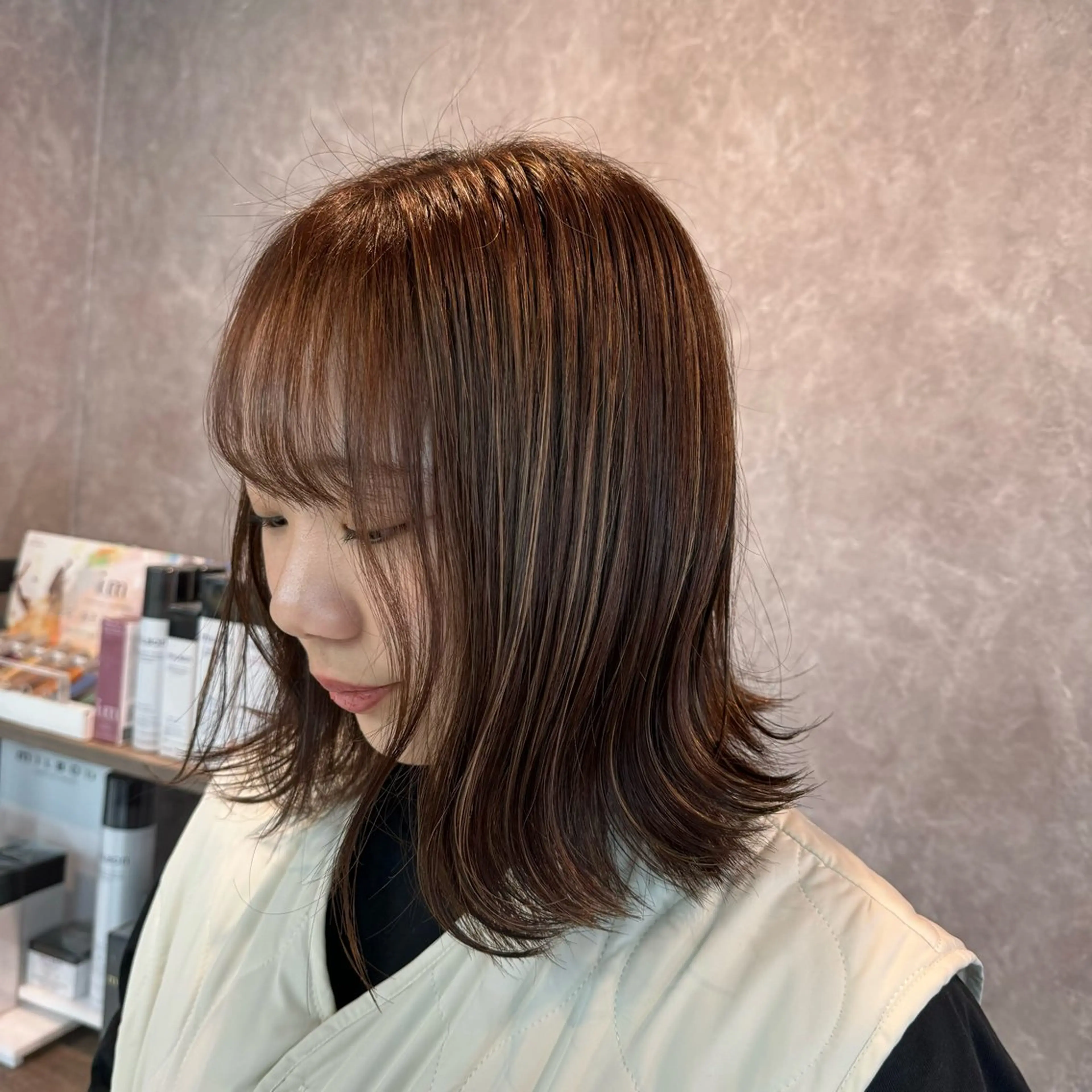 ミディアム ハイライト belle / Honoka🧁のヘアスタイル