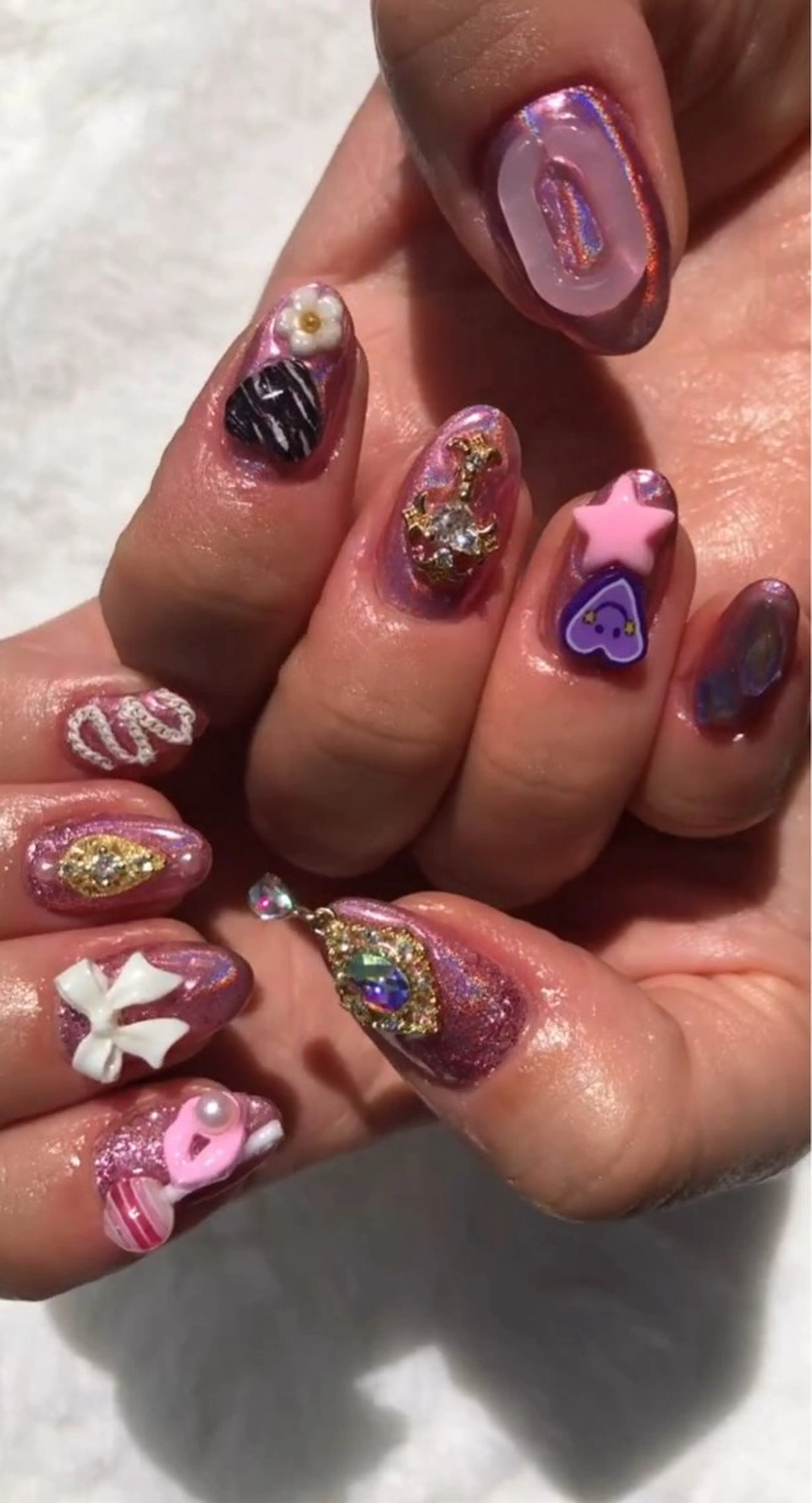 ネイル ハンドネイル 宮本 百合子のネイルデザイン