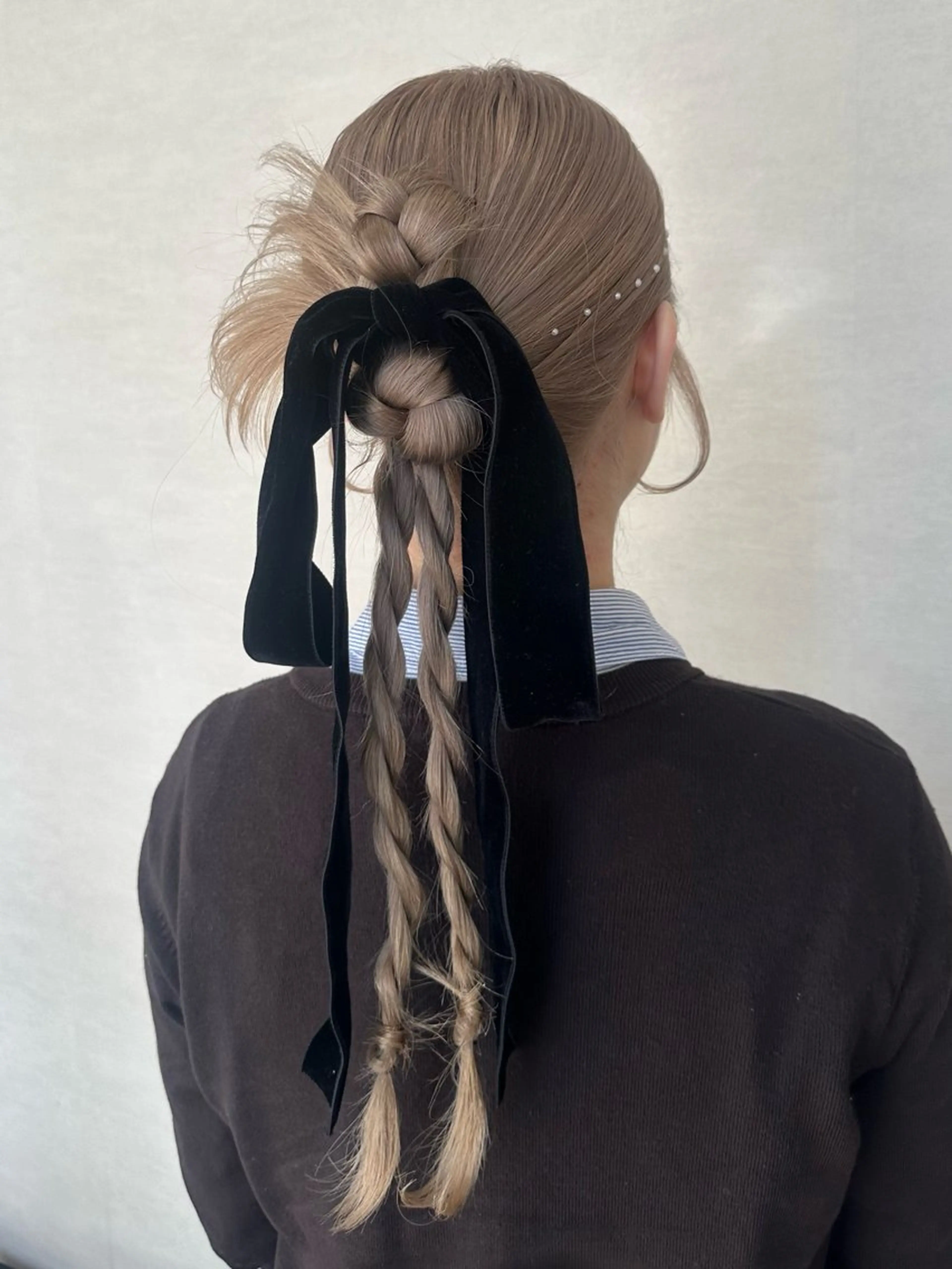 ヘアアレンジ 🩵梅田/艶カラー 花音のヘアスタイル