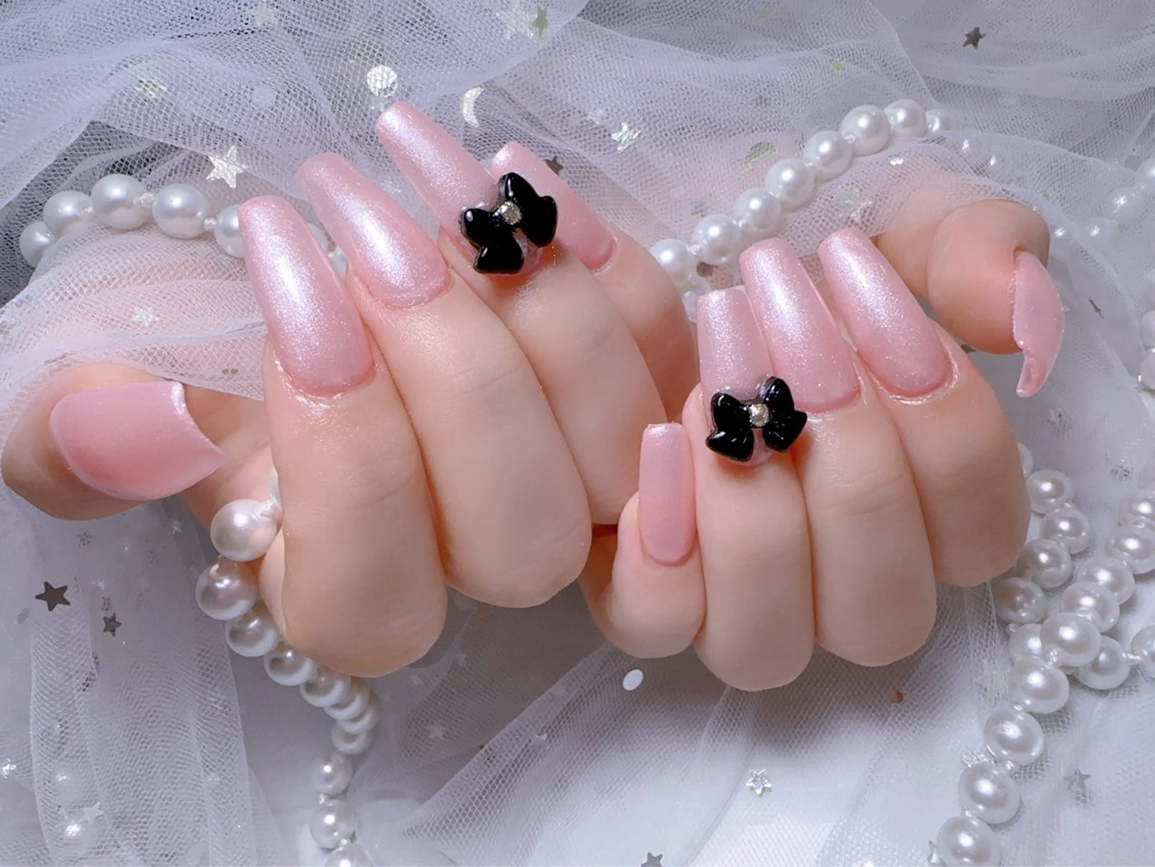 ネイル 長さ出し ワンカラーネイル ネイルチップ ハンドネイル You&Me Miyuのネイルデザイン