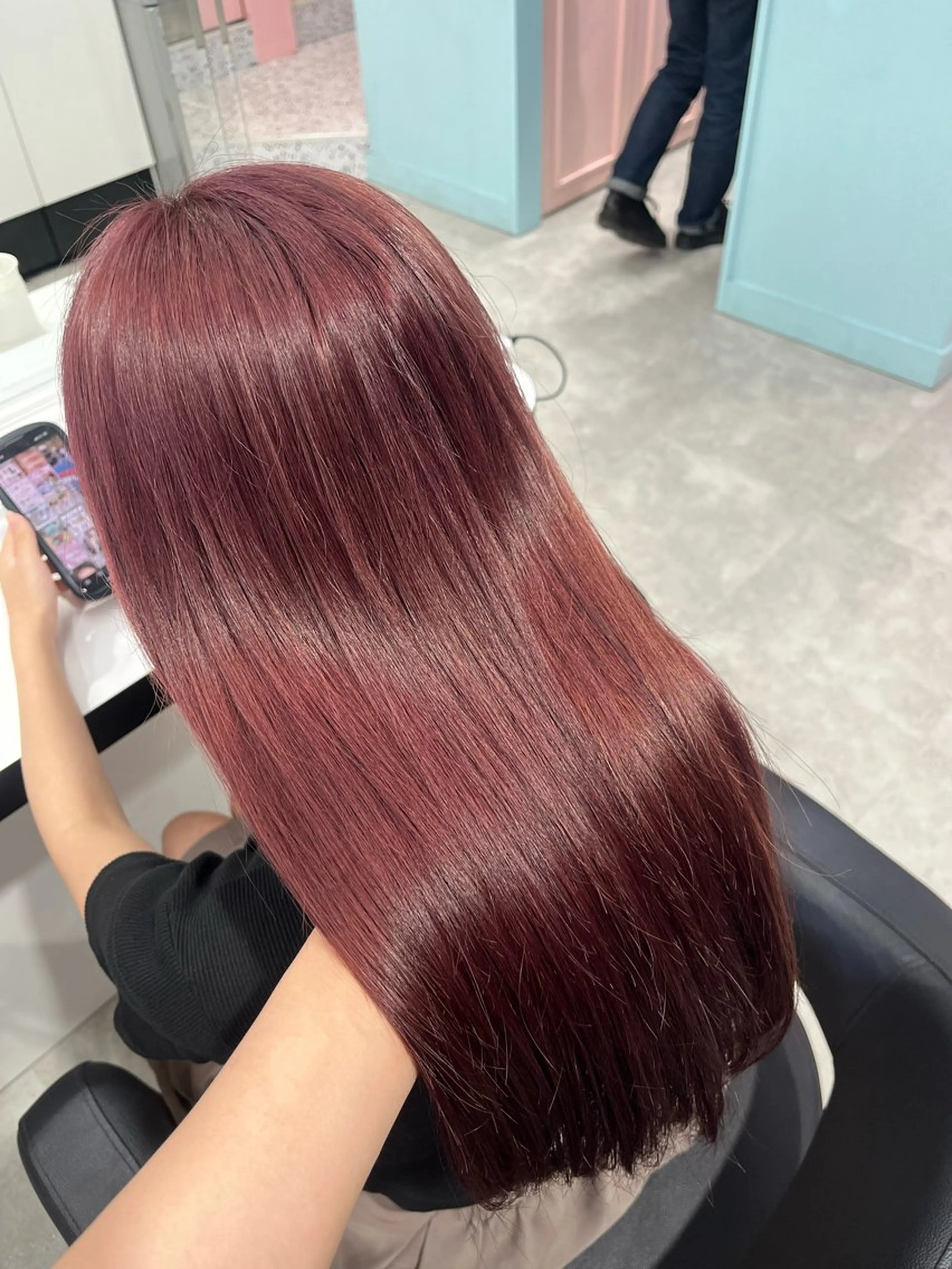 ロング カラー みう/仙台/暖色/ 艶髪/顔周りカット/のヘアスタイル