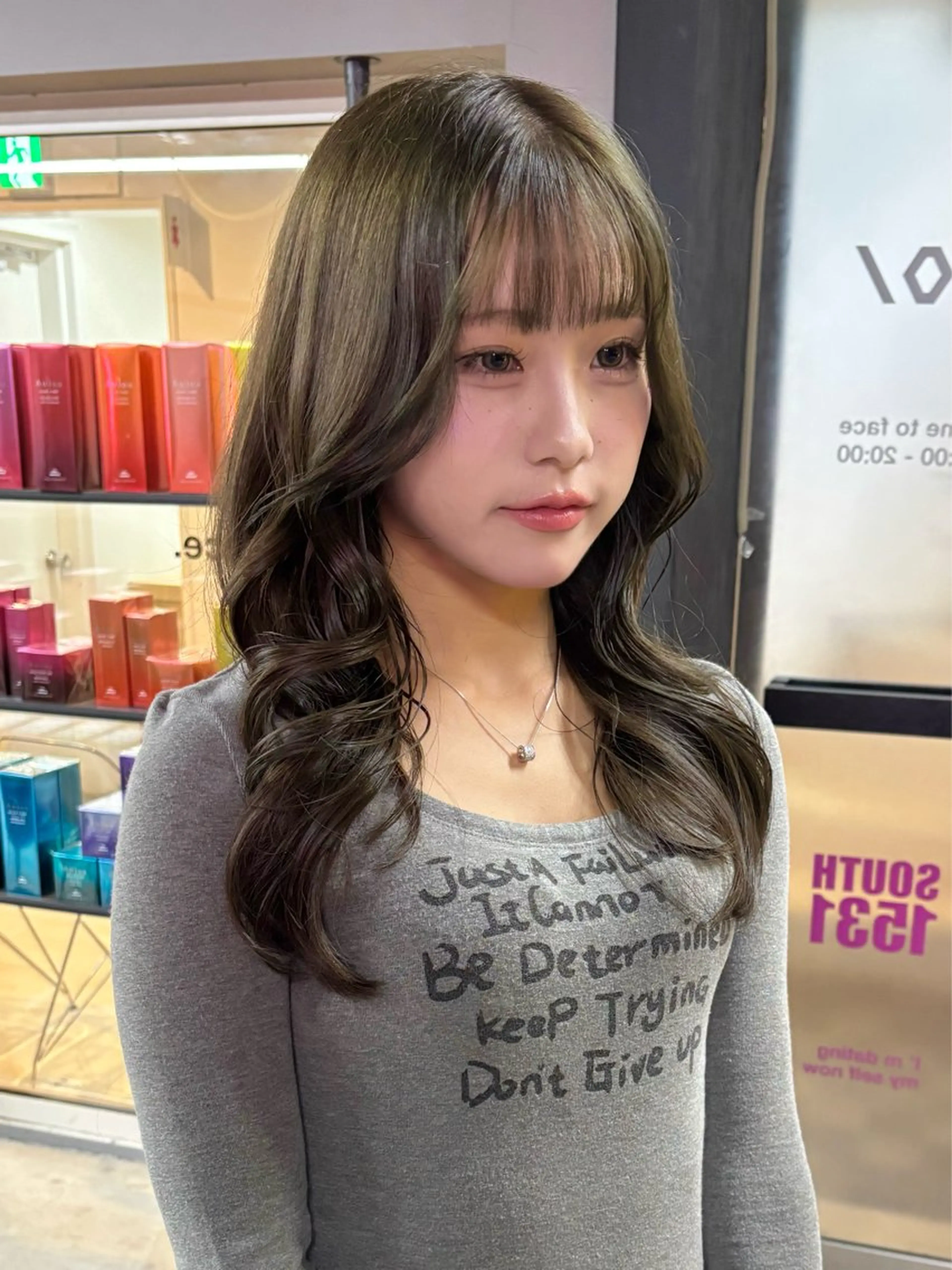 ロング カット ヘアカラー 札幌パーマ レイヤー/後藤海音のヘアスタイル