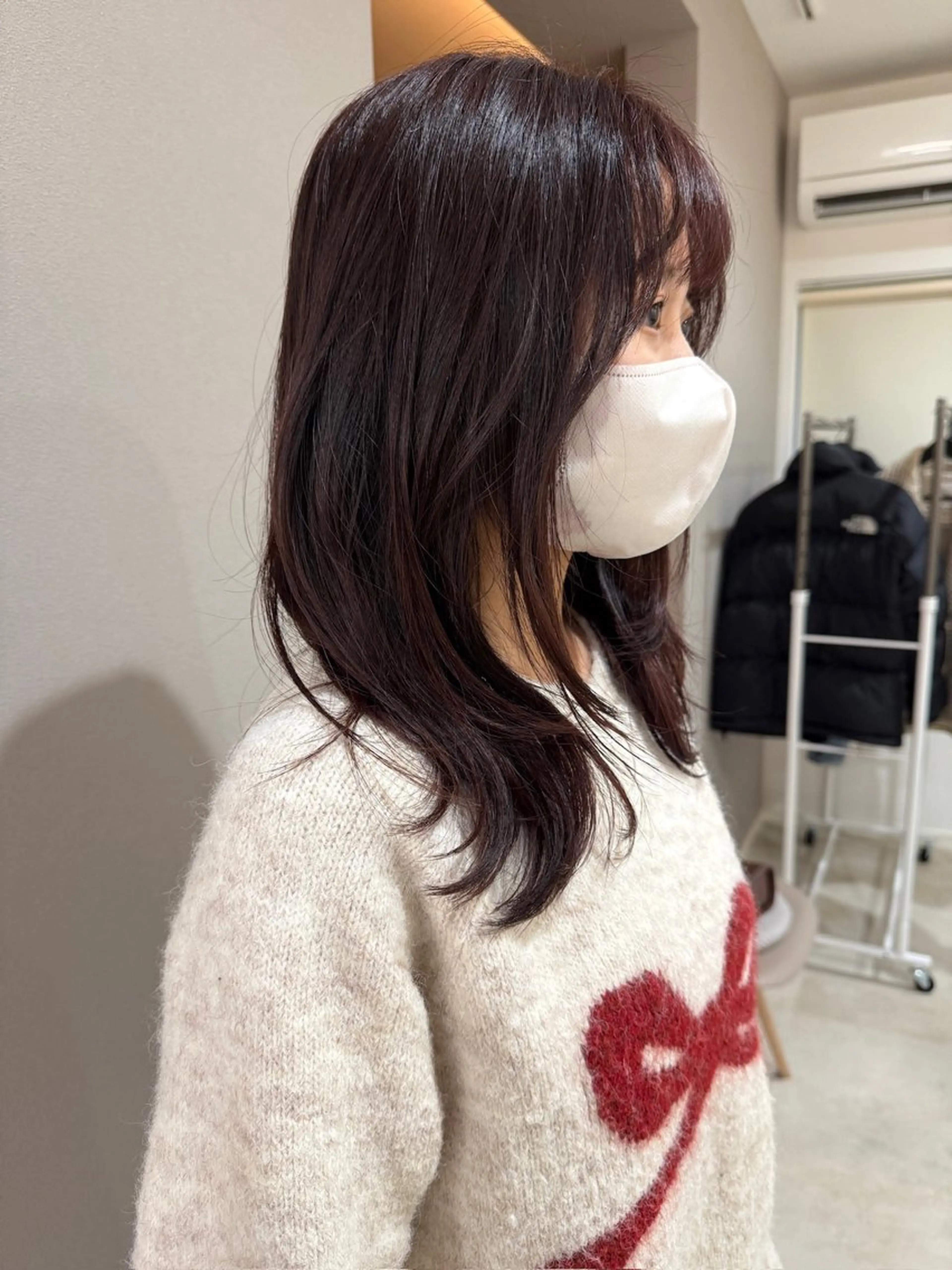 ミディアム レイヤーカット カット ヘアカラー トリートメント 酒井 成貴のヘアスタイル