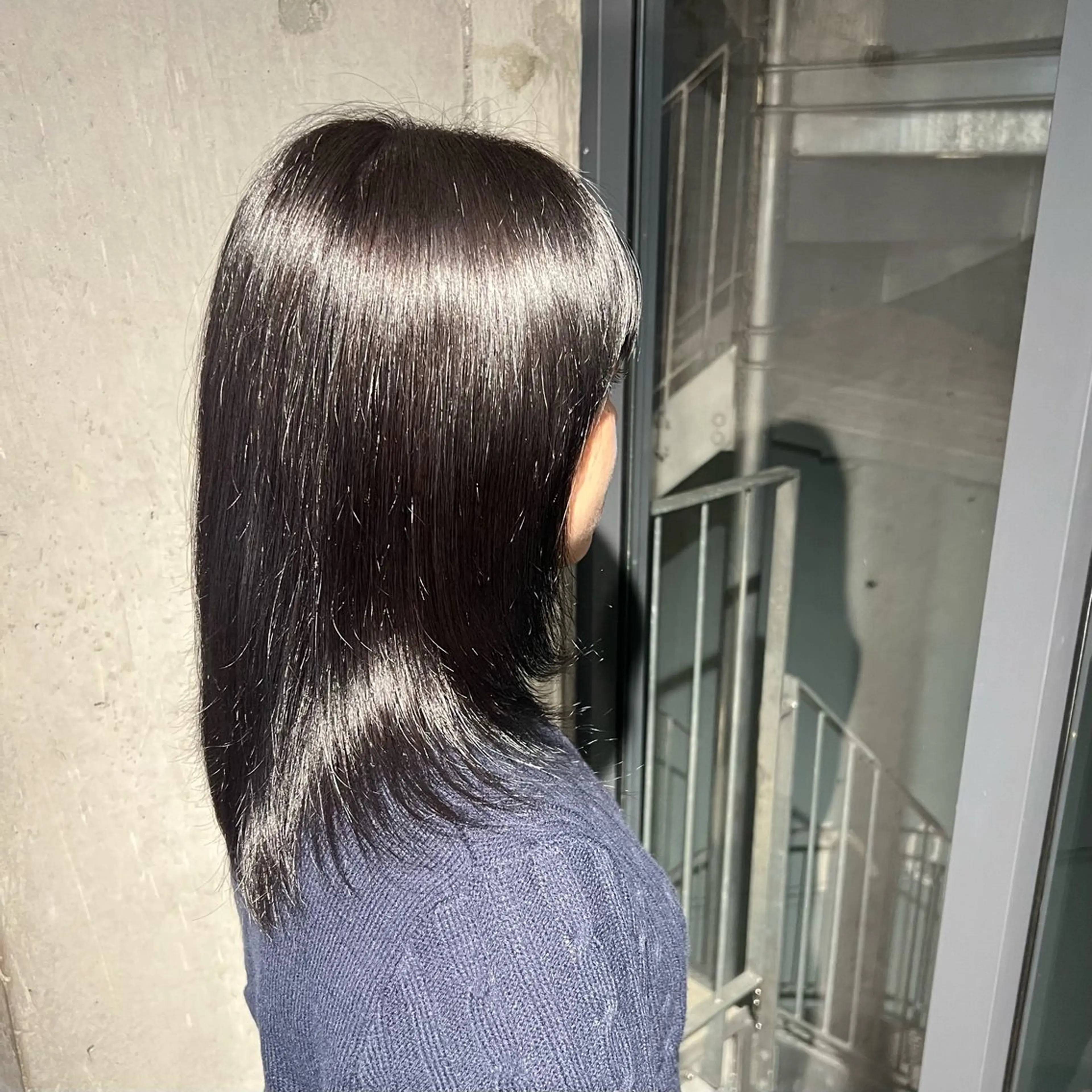 ミディアム カラー ヘアカラー トリートメント yuri/中目黒 /レイヤー/ボブのヘアスタイル