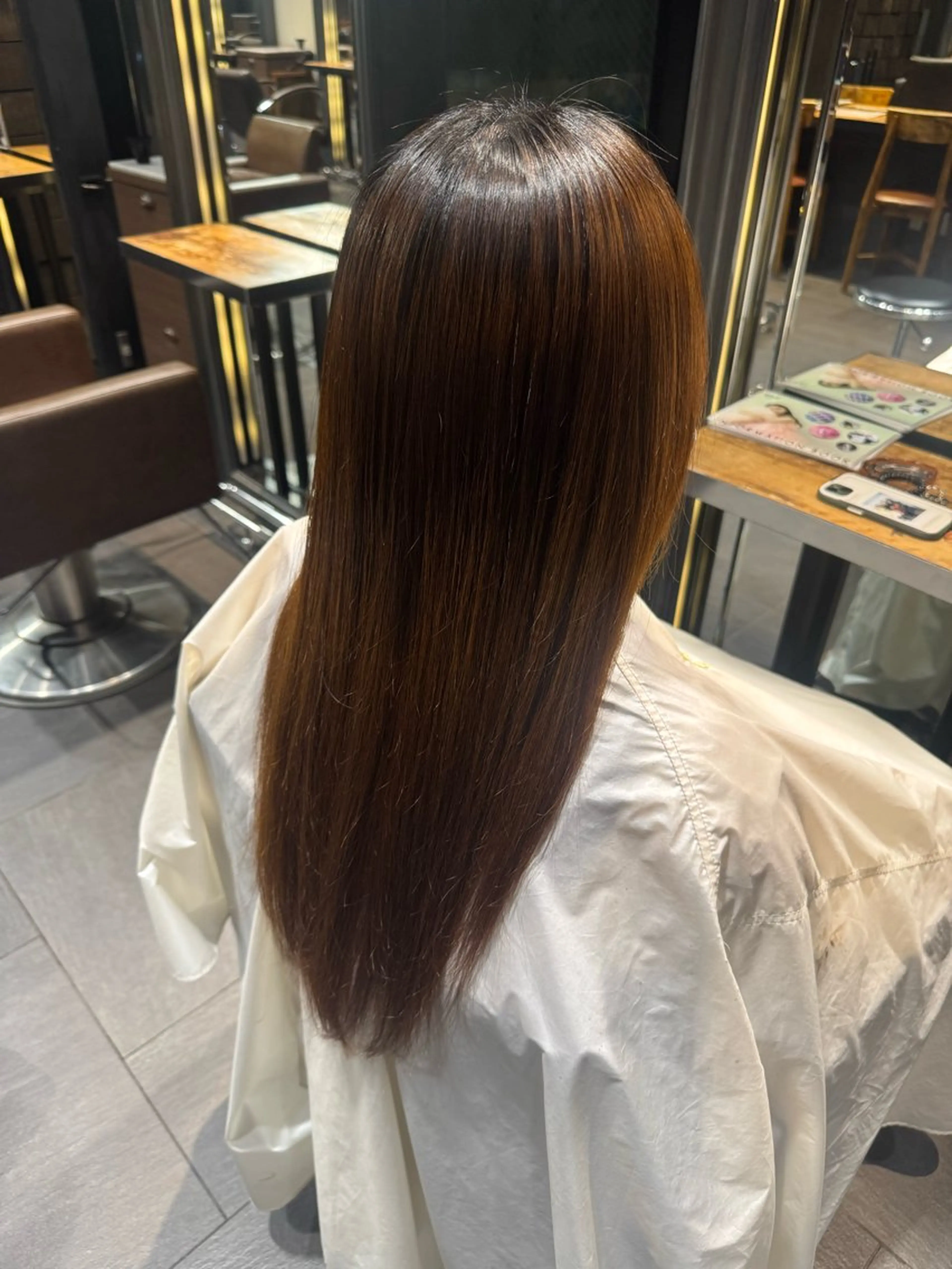 セミロング カラー ヘアカラー MINX似合わせボブ 髪質改善/岩城槙乃介のヘアスタイル