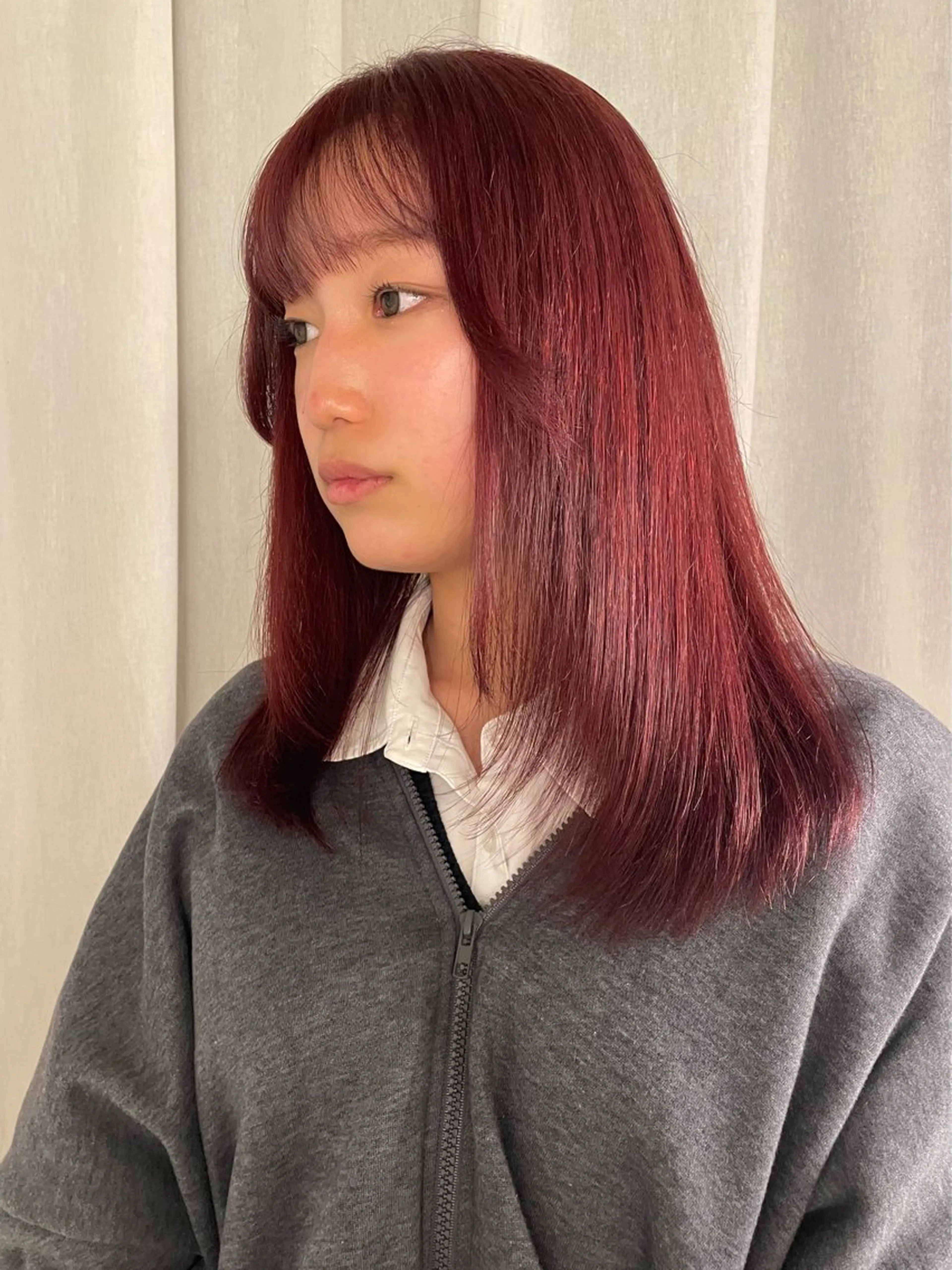 セミロング ヘアカラー トリートメント cocoluana(ココルアナ)所属・韓国風ヘア専門 🇰🇷Noaのヘアスタイル