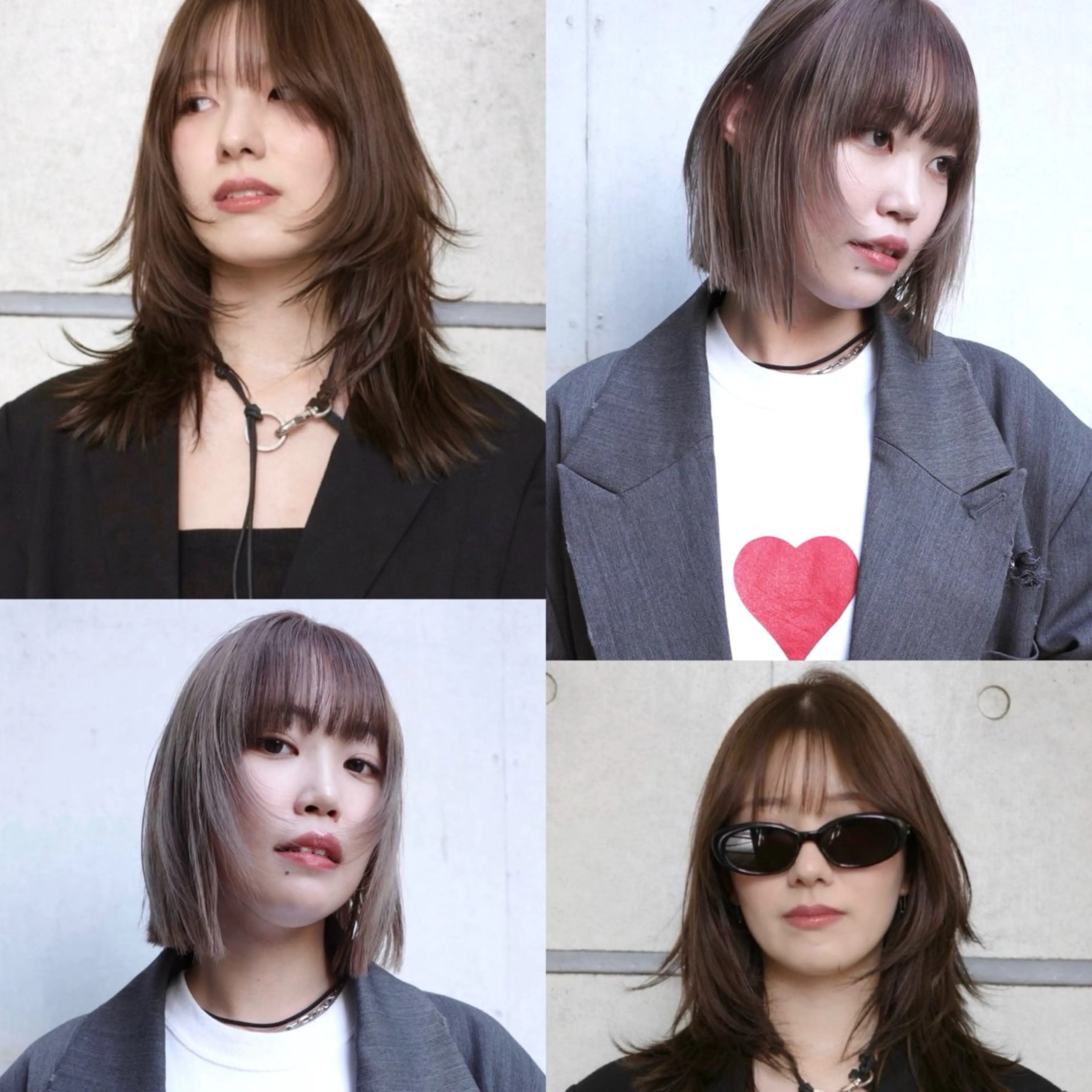 ミディアム カラー ブリーチ 透明感カラー 入学式 卒業式のヘアスタイル レイヤーカット カット ヘアカラー トリートメント nonoka オリーブ/レイヤーのヘアスタイル