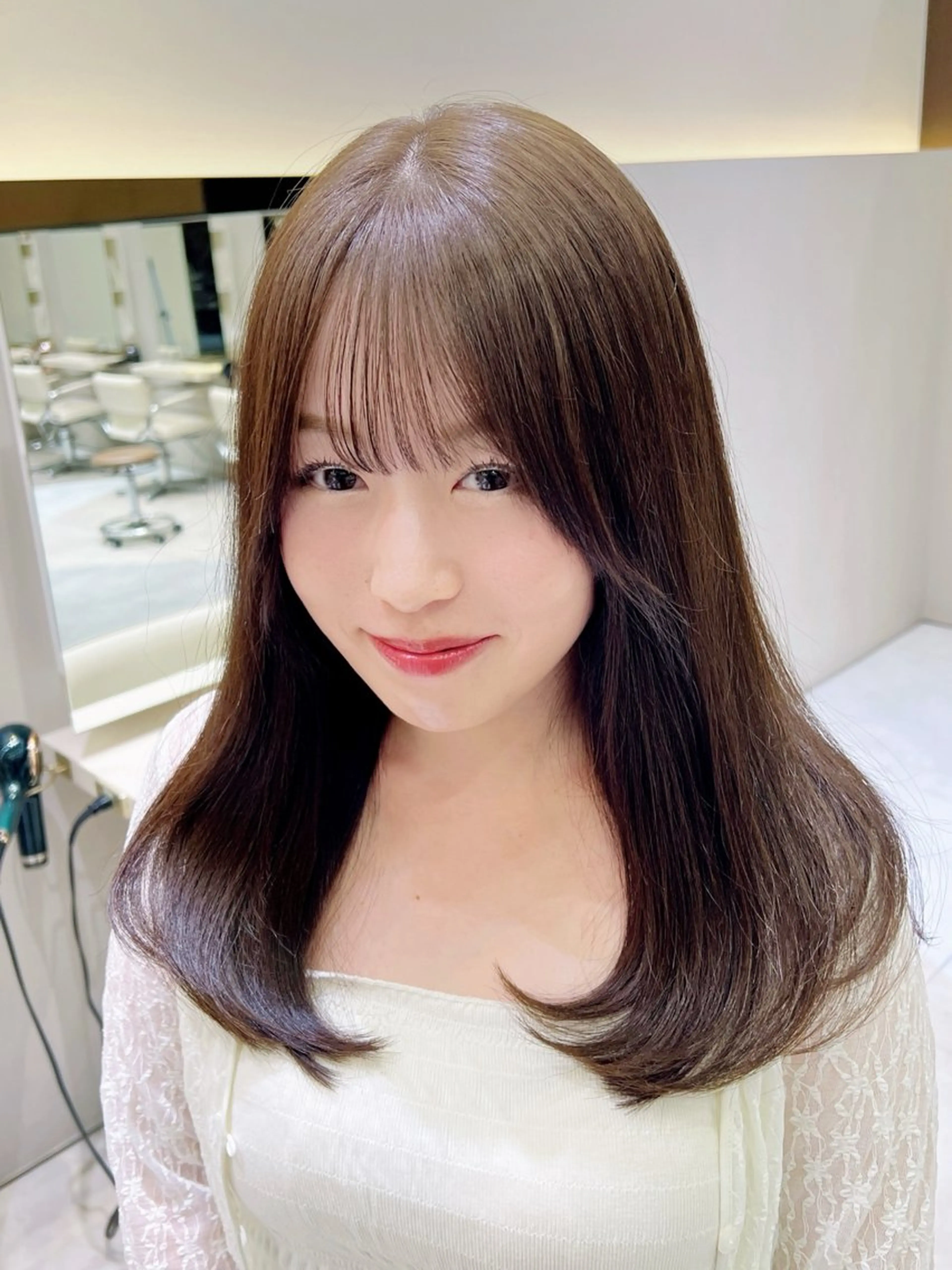 ロング カラー カット ヘアカラー トリートメント 内藤 裕真  k-twoのヘアスタイル