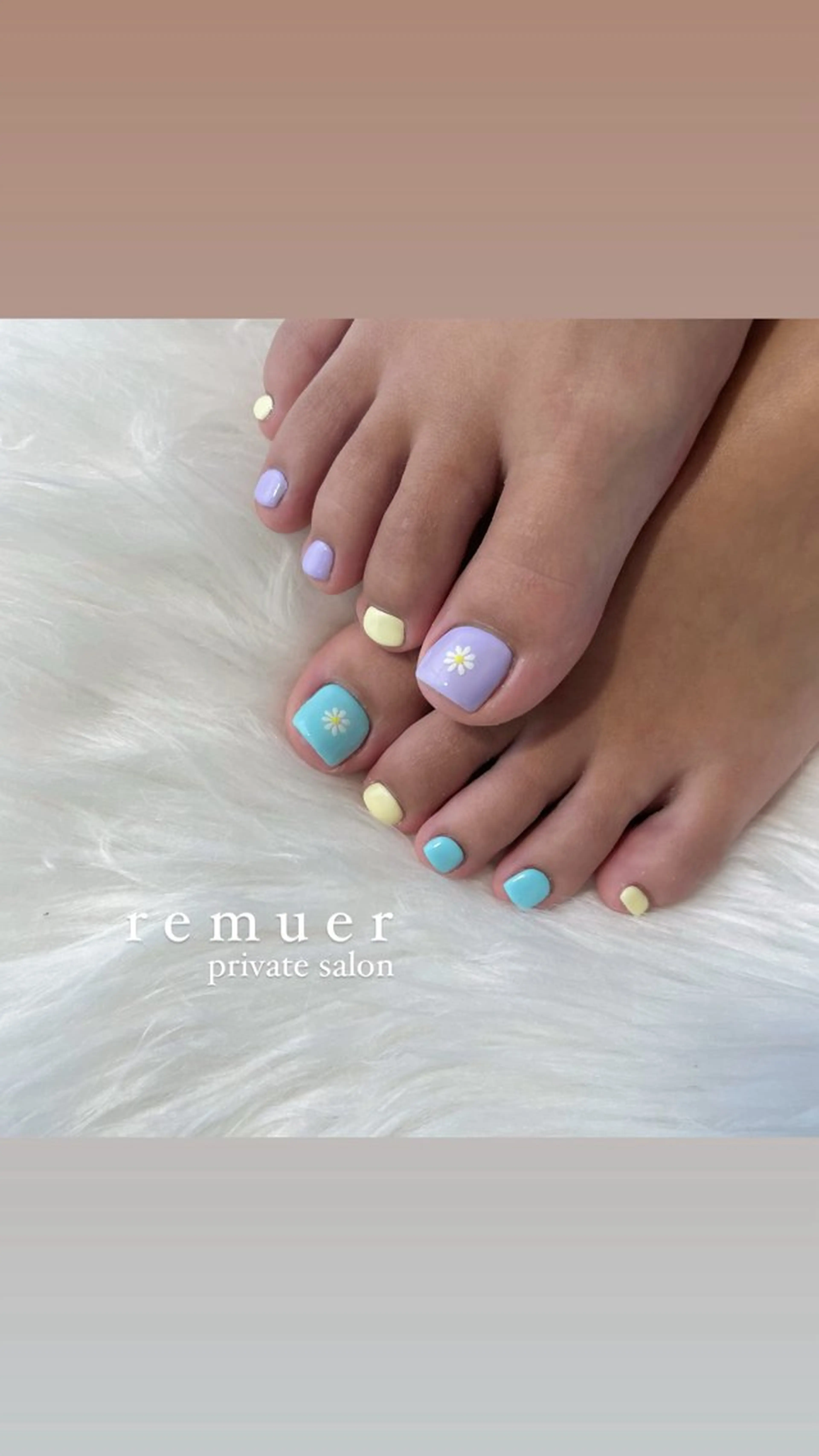 ネイル フットネイル nail salon remuerのネイルデザイン