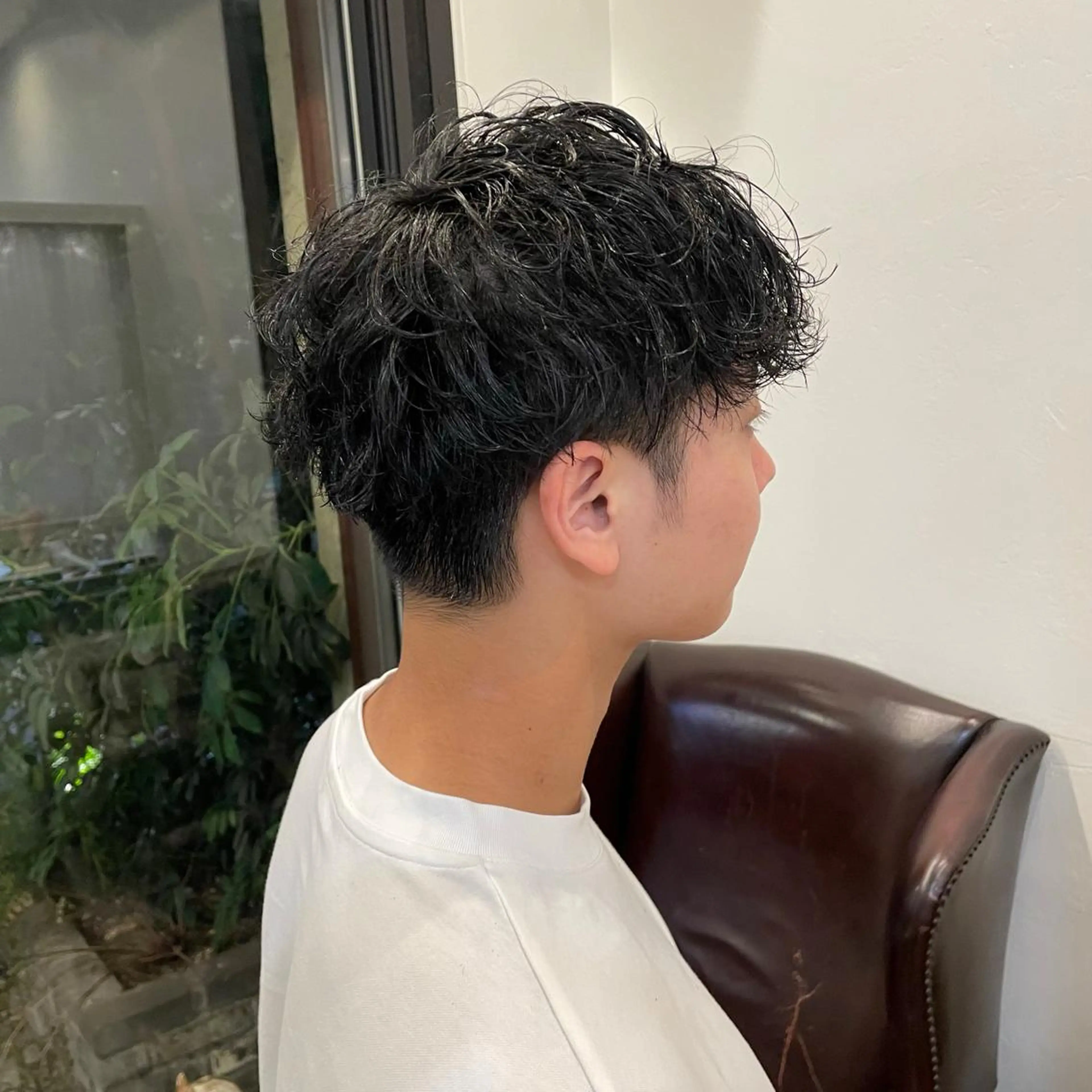 ショート メンズ マッシュ 刈り上げ くせ毛 畠山 渚のヘアスタイル