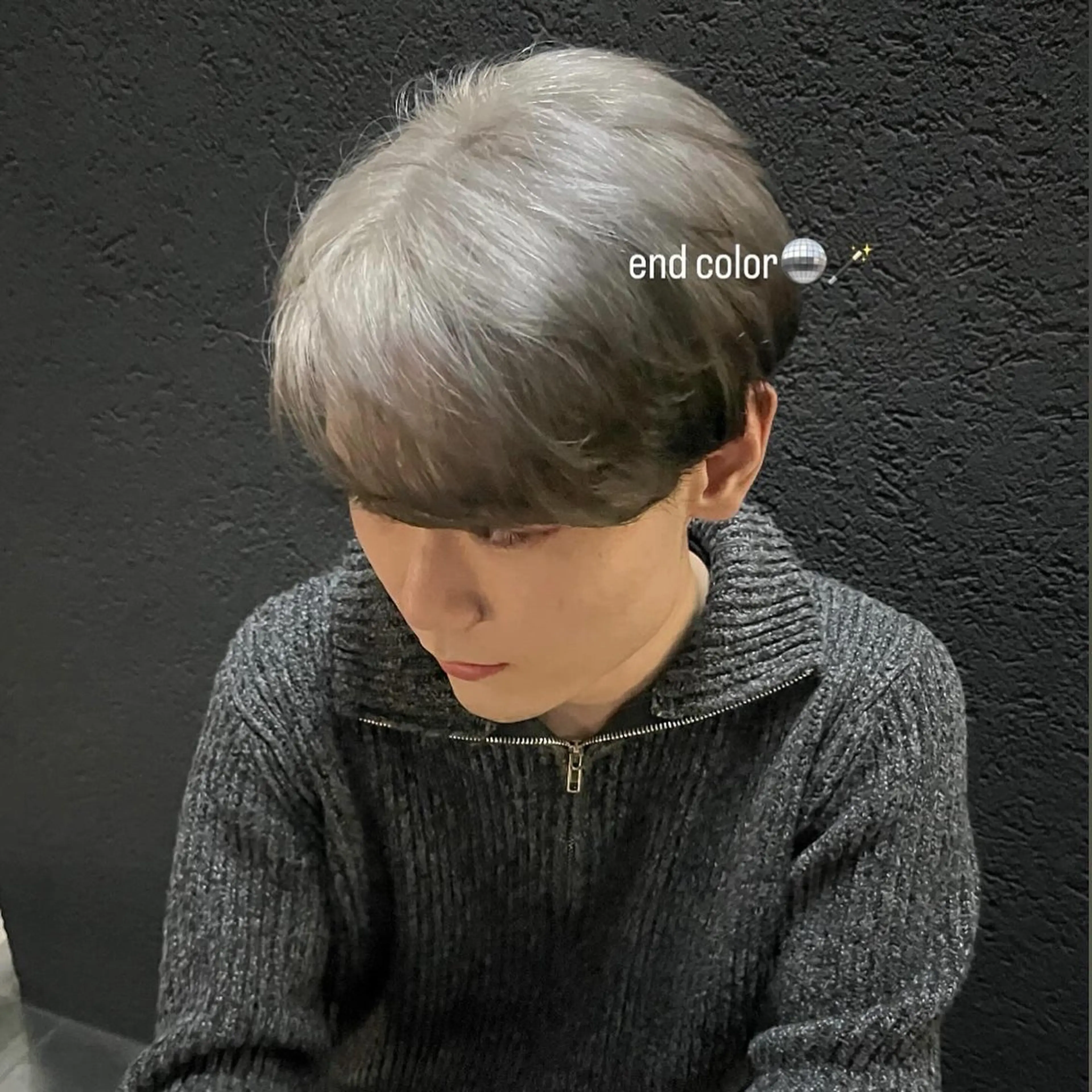 ショート カラー メンズ ヘアカラー 無料カット/ハイ トーンカラー/きらのヘアスタイル