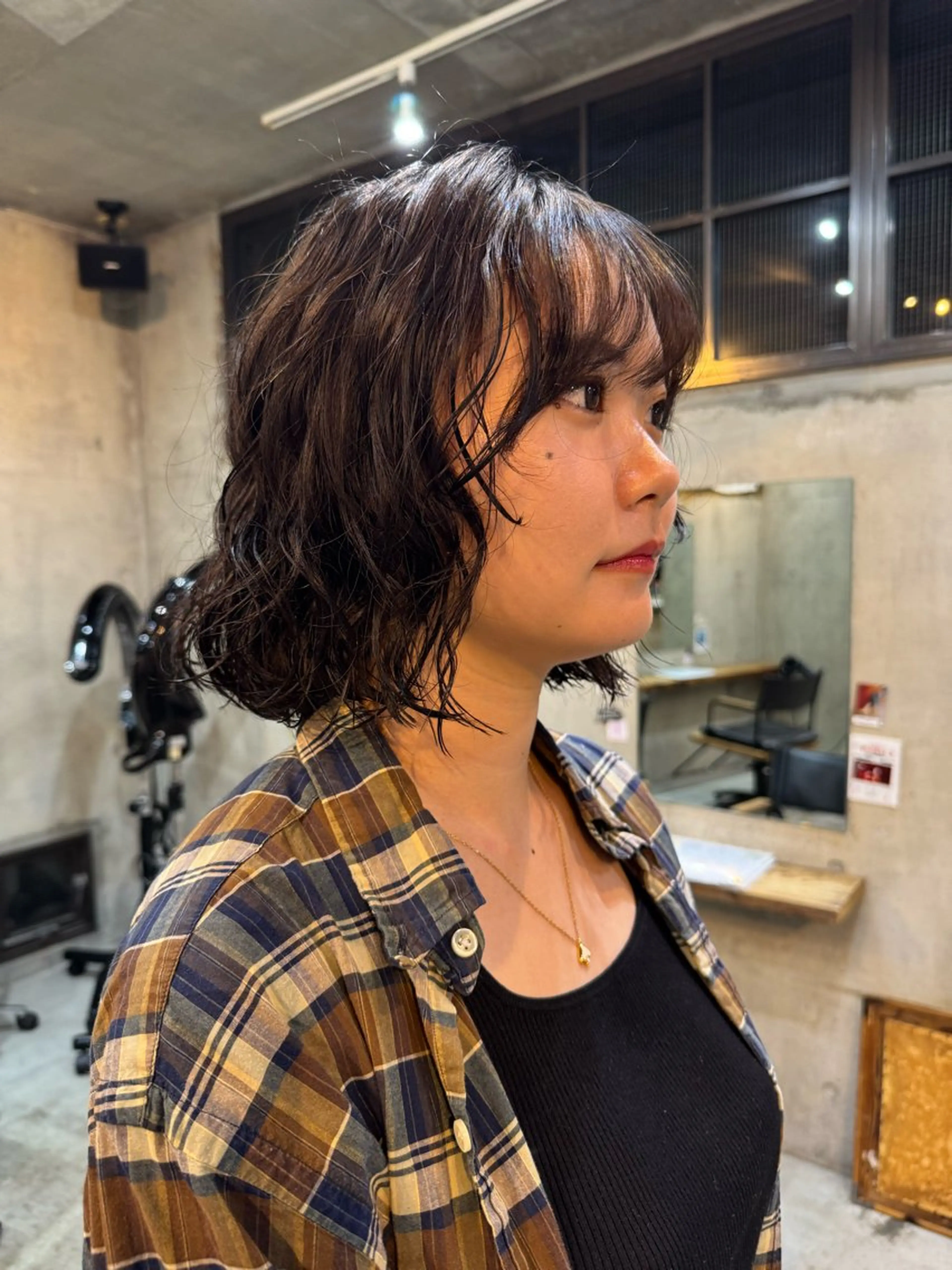 ミディアム パーマ パーマ/パーマ落とし /メンズカット/ヒロのヘアスタイル