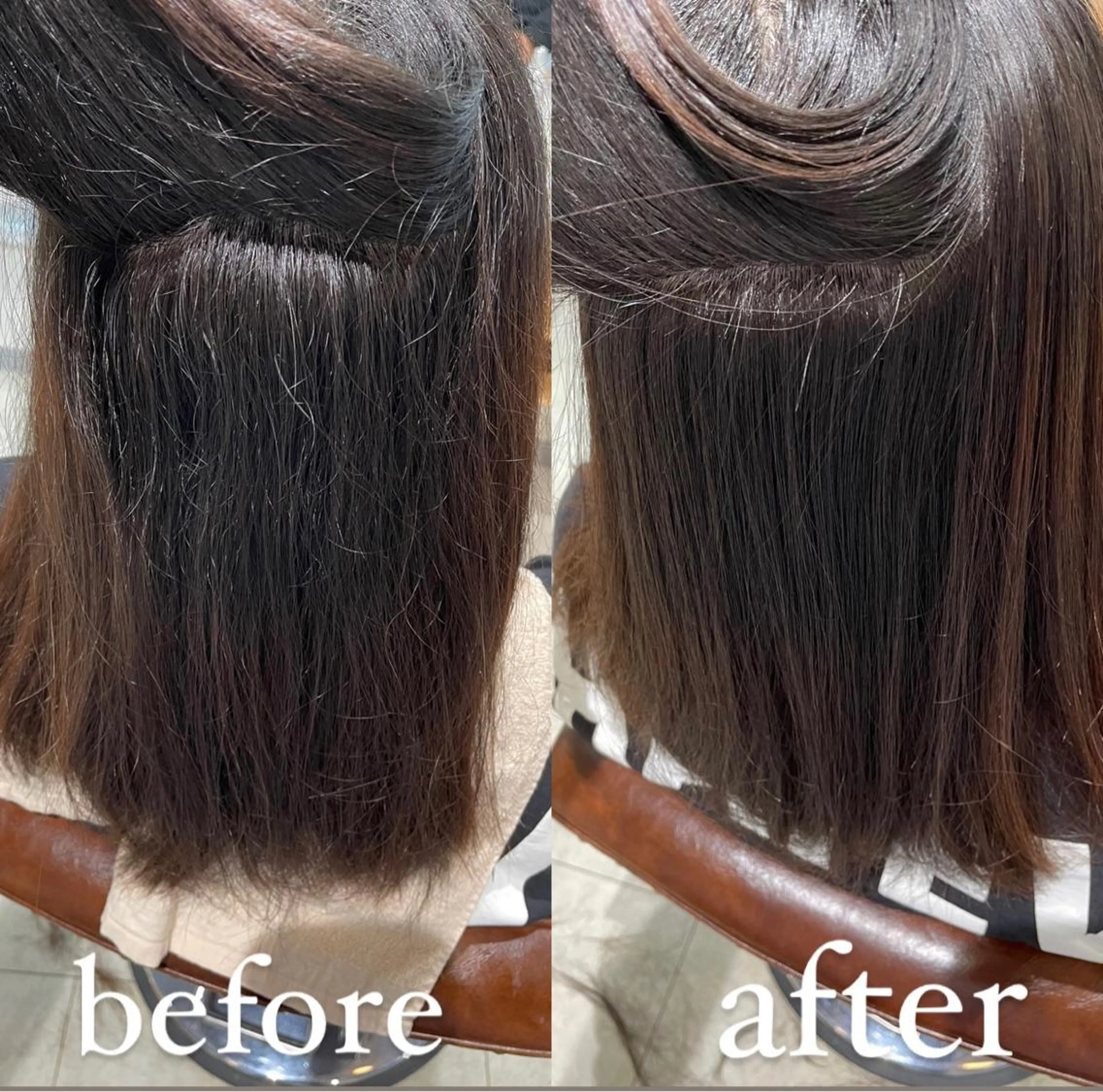 ミディアム パーマ カット ヘアカラー トリートメント ヘッドスパ 過去一の柔髪ヘア 🌿IVYjoureのヘアスタイル