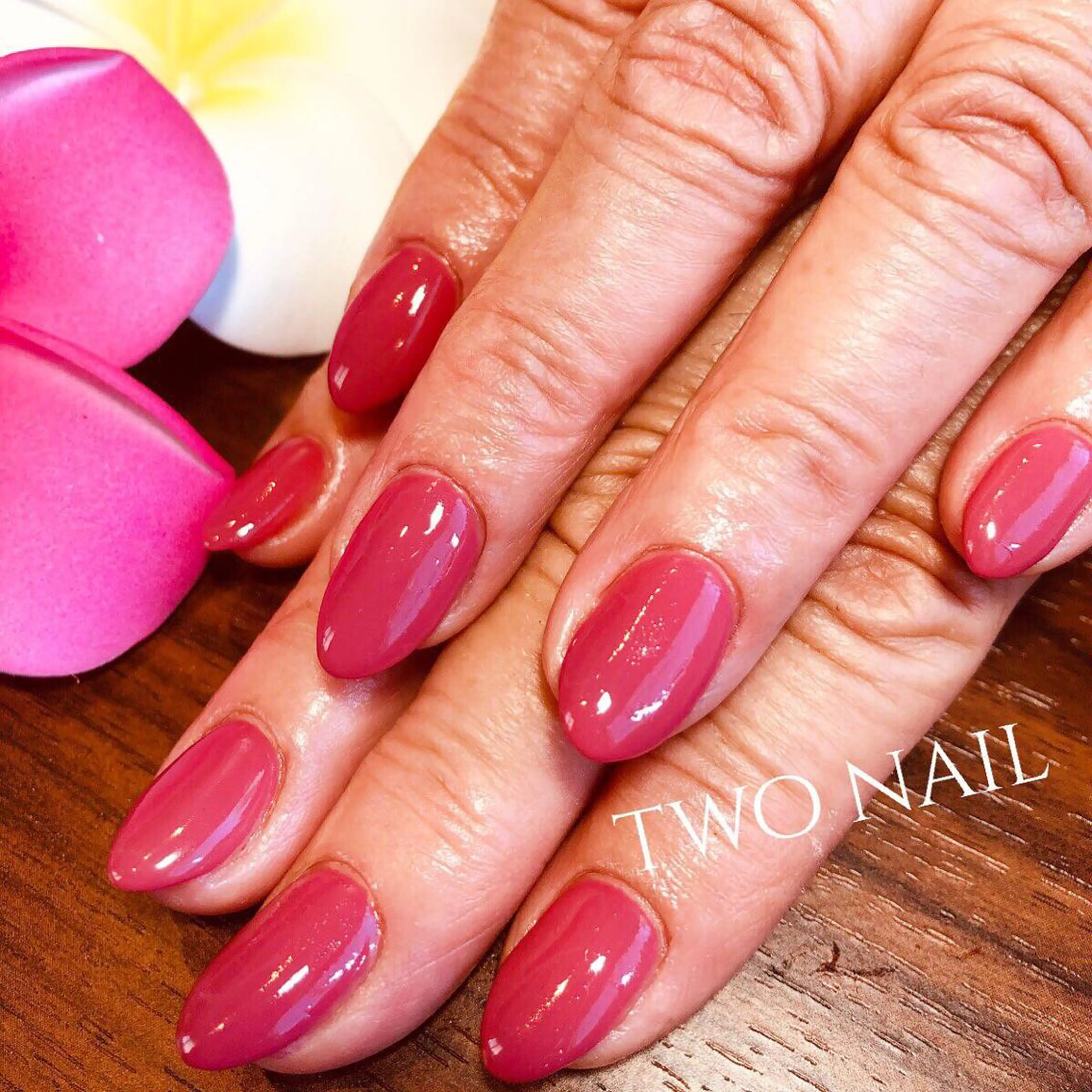 ネイル ワンカラーネイル two nailのネイルデザイン