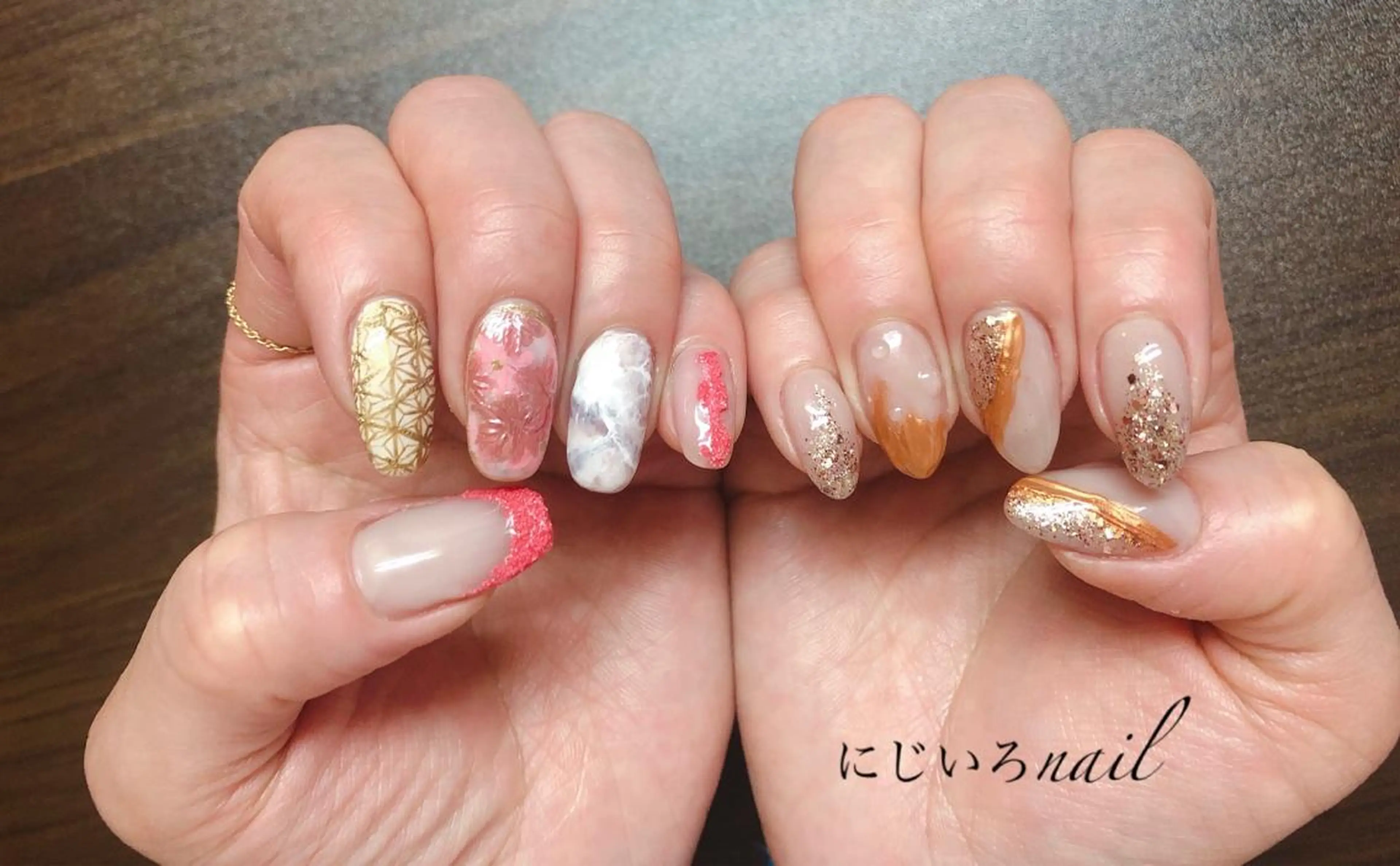 ネイル にじいろ nailのネイルデザイン