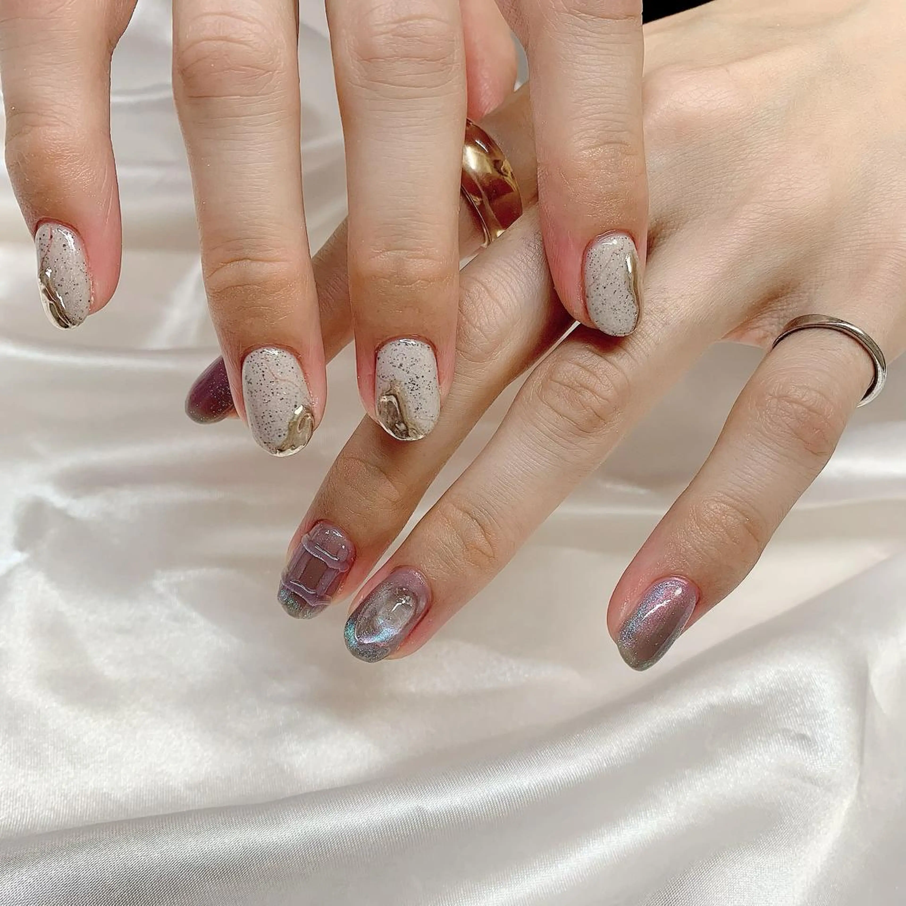 ネイル ハンドネイル ネイリストUSUI♡ パラジェルフィルインのネイルデザイン