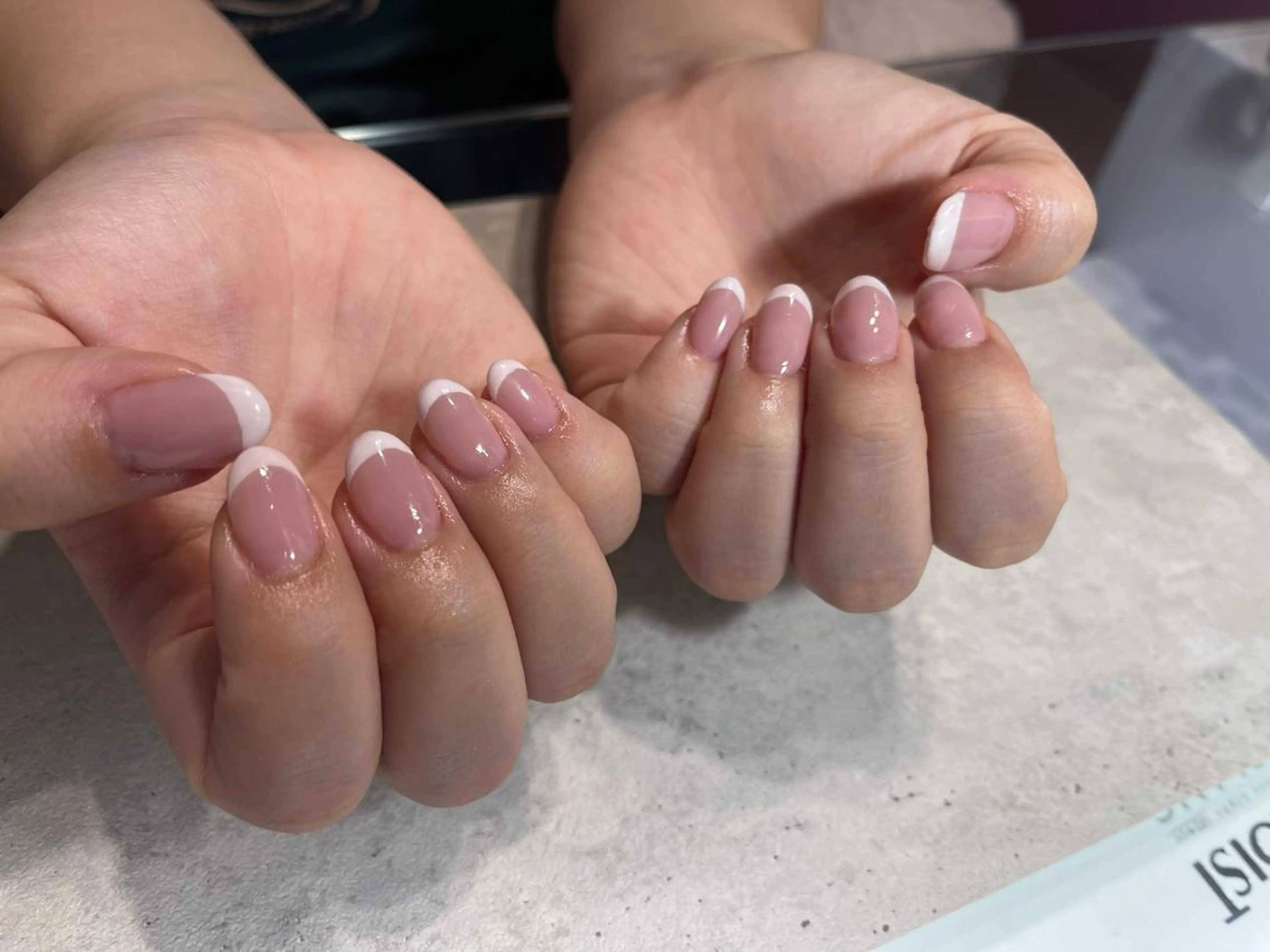 ネイル 長さ出し フレンチネイル ピンク eub. kanamoriのネイルデザイン