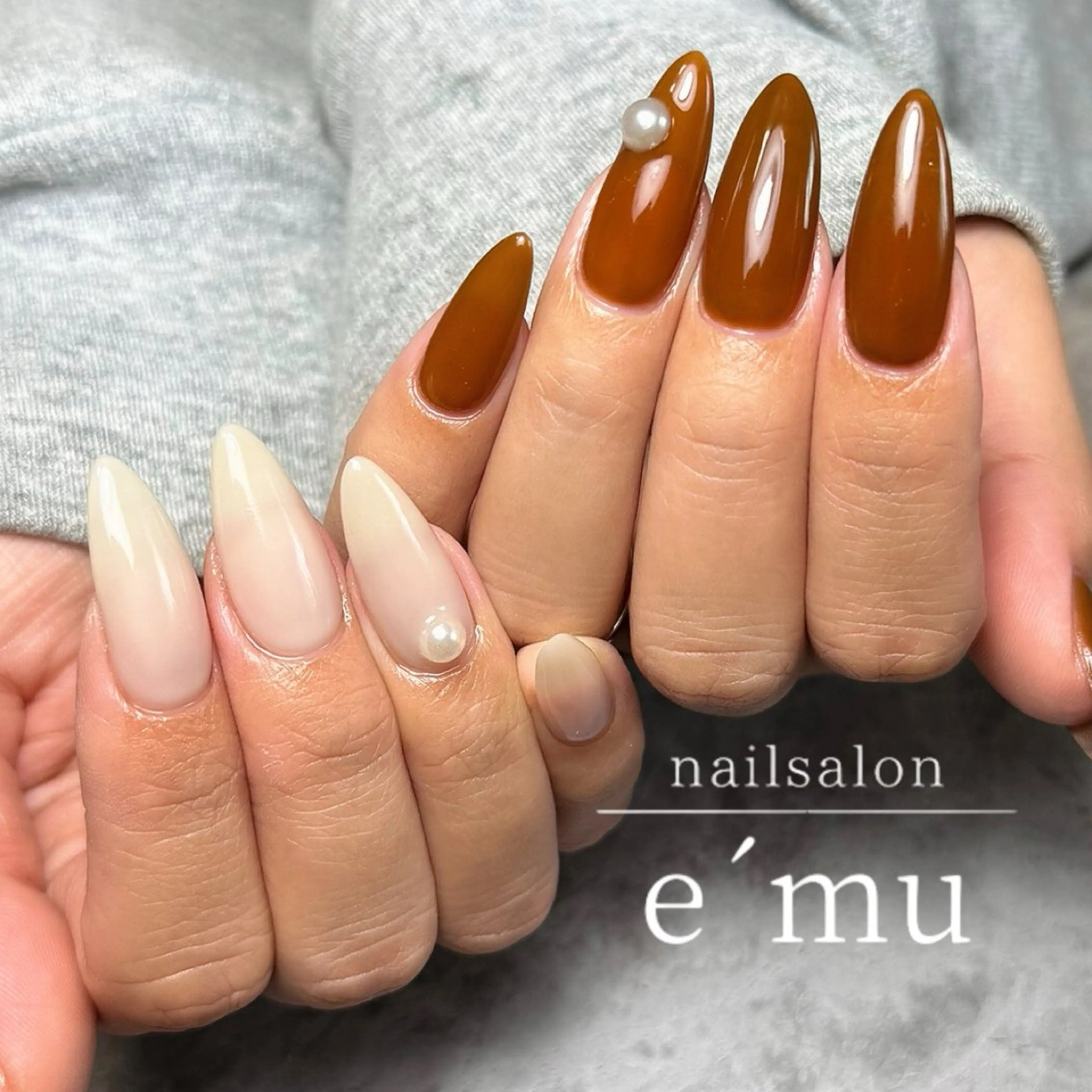 ネイル ハンドネイル nailsalon e´muのネイルデザイン