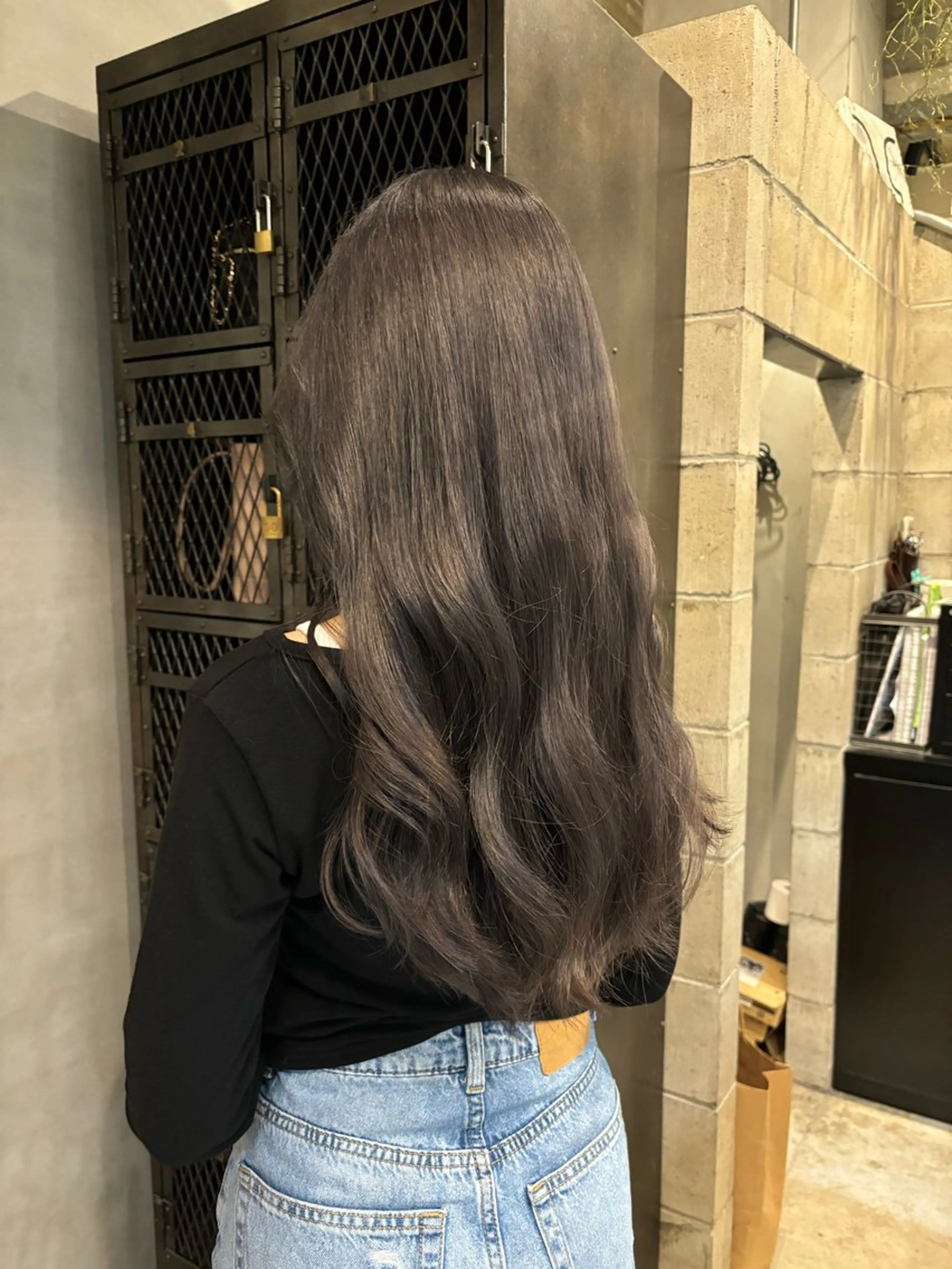 ロング ヘアカラー トリートメント ヘッドスパ 山田 綾乃/メンズカットのヘアスタイル