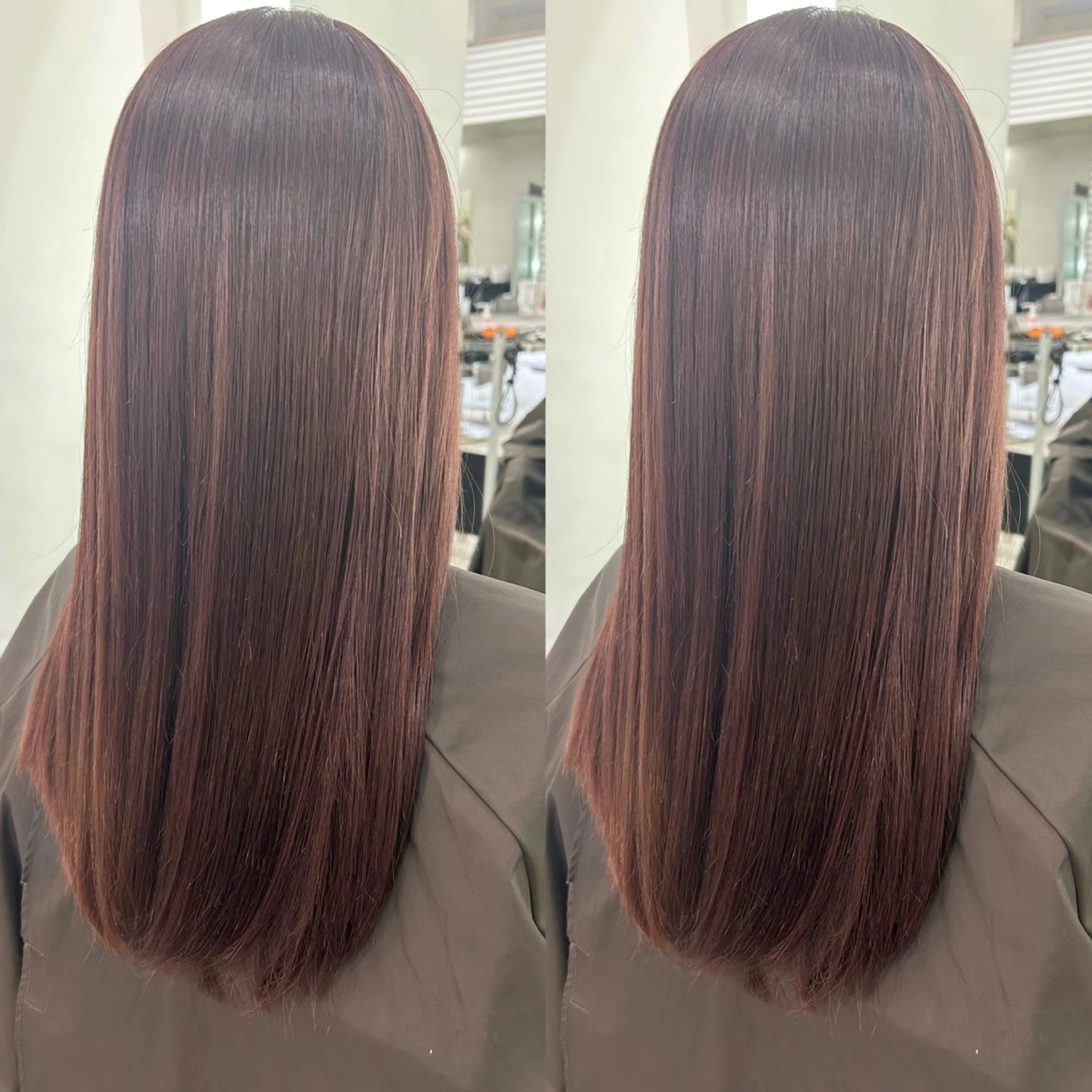 【肌なじみ暖色カラー🍀】カット+カラー+トリートメントの写真