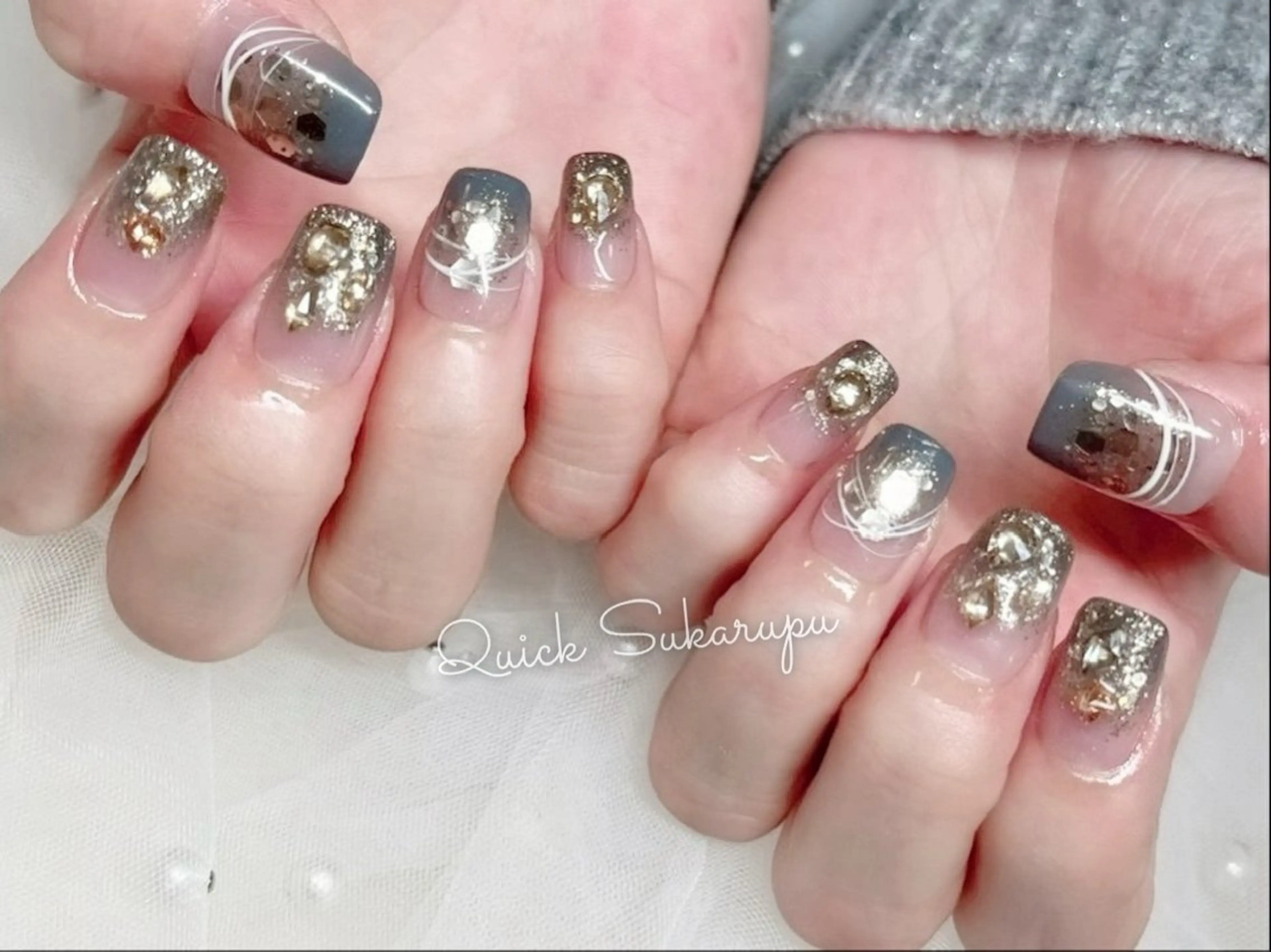 ネイル ハンドネイル Quick Sukarupu 高田馬場店所属・Quick Sukarupuのネイルデザイン