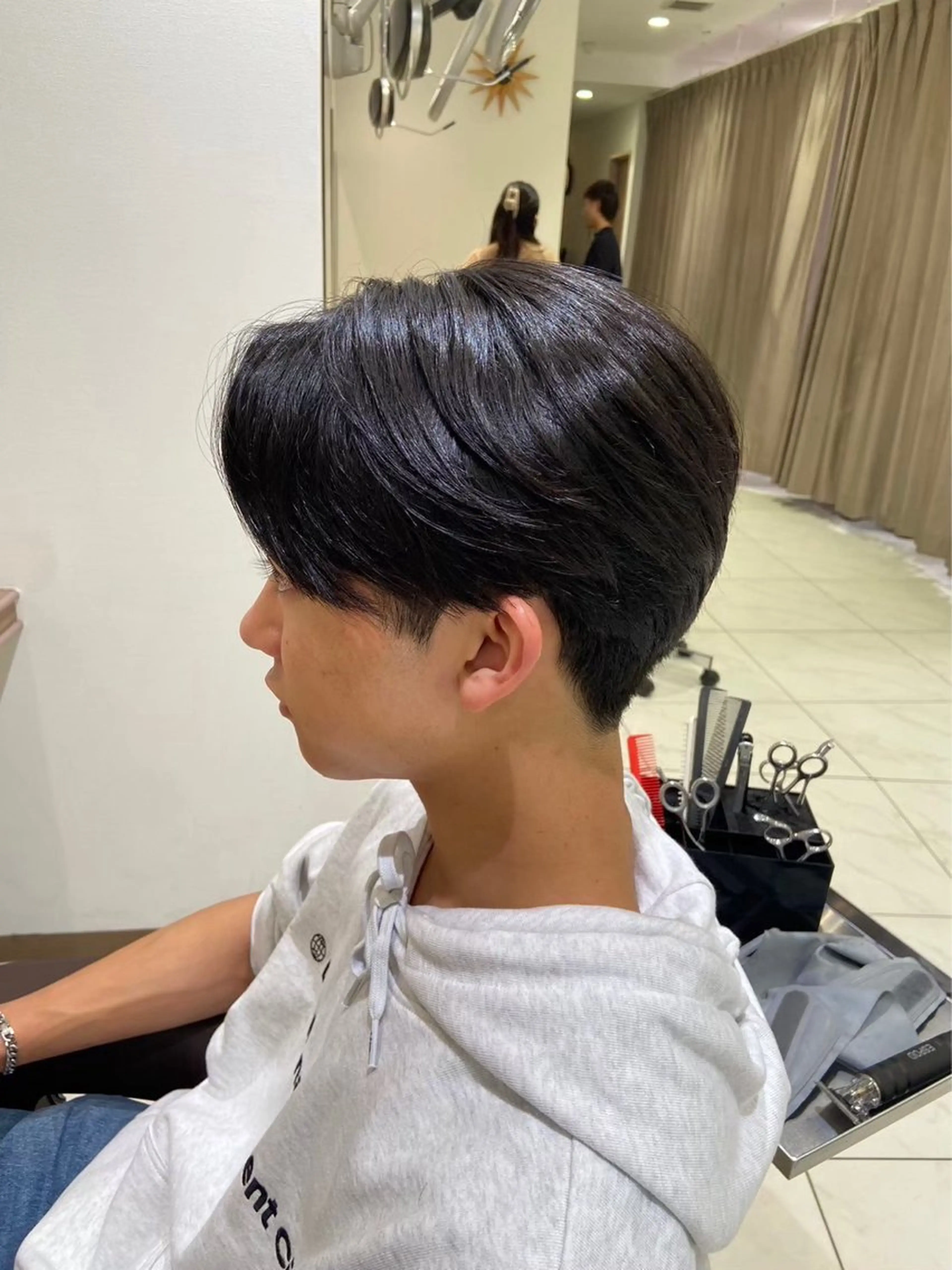 メンズ カット 縮毛矯正 メンズ・曲がる縮毛矯 正/パーマ/土屋丈のヘアスタイル