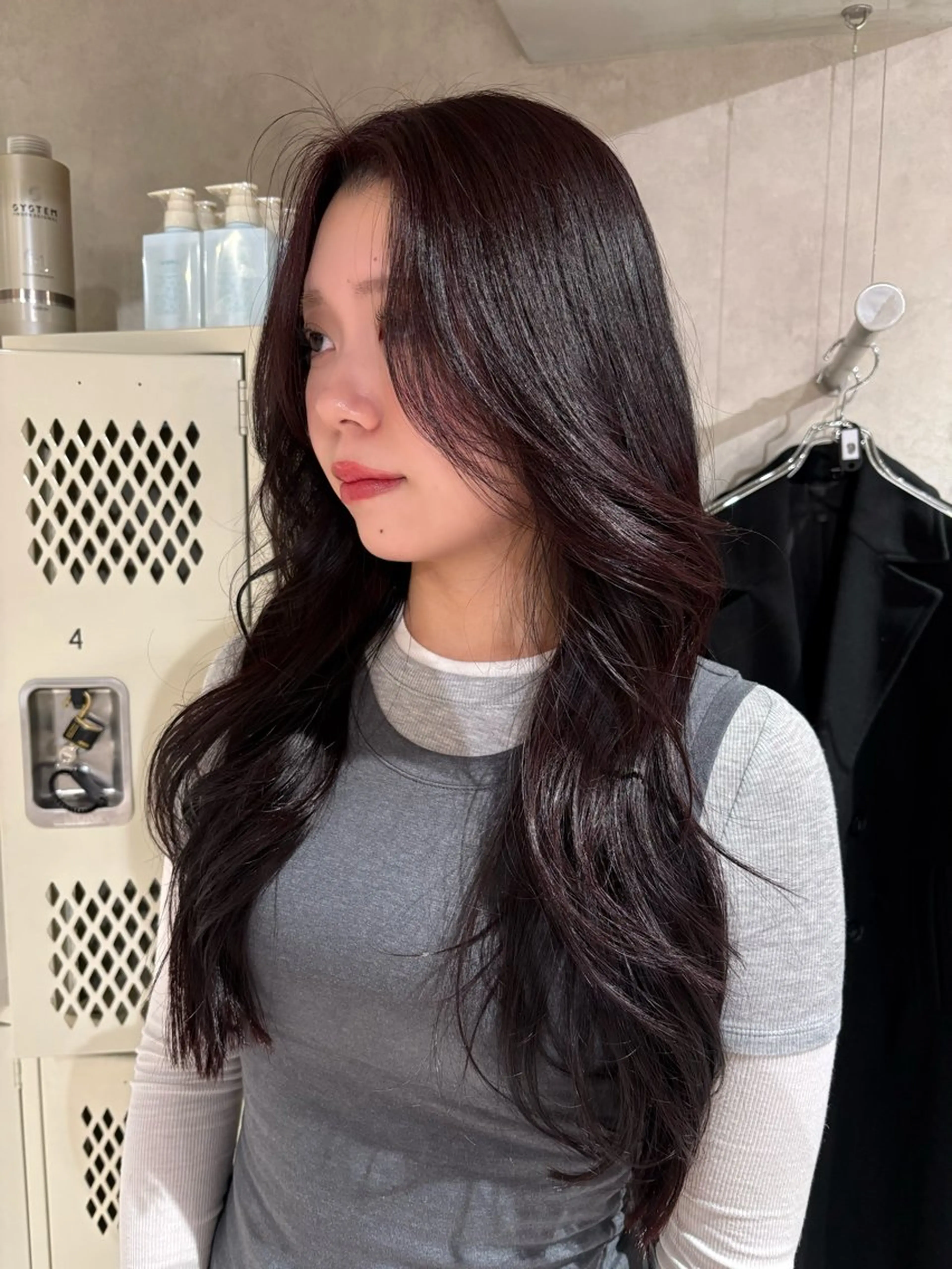 カラー カット ヘアカラー トリートメント 透明感カラー/海外風 レイヤー/mao🗽のヘアスタイル