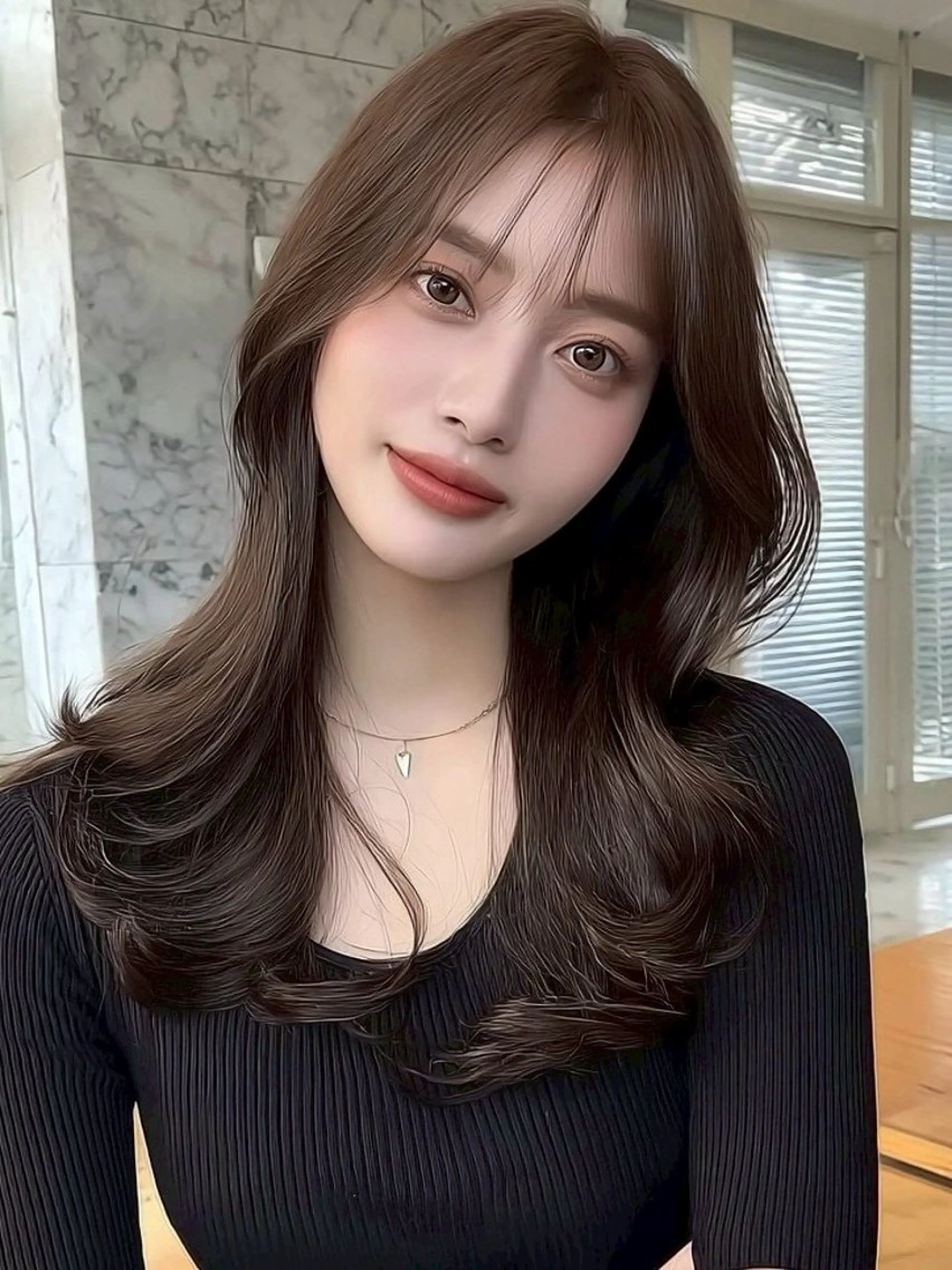 ロング 髪質改善 カット ヘアカラー トリートメント 💜juna💜/高 槻/髪質改善✨のヘアスタイル