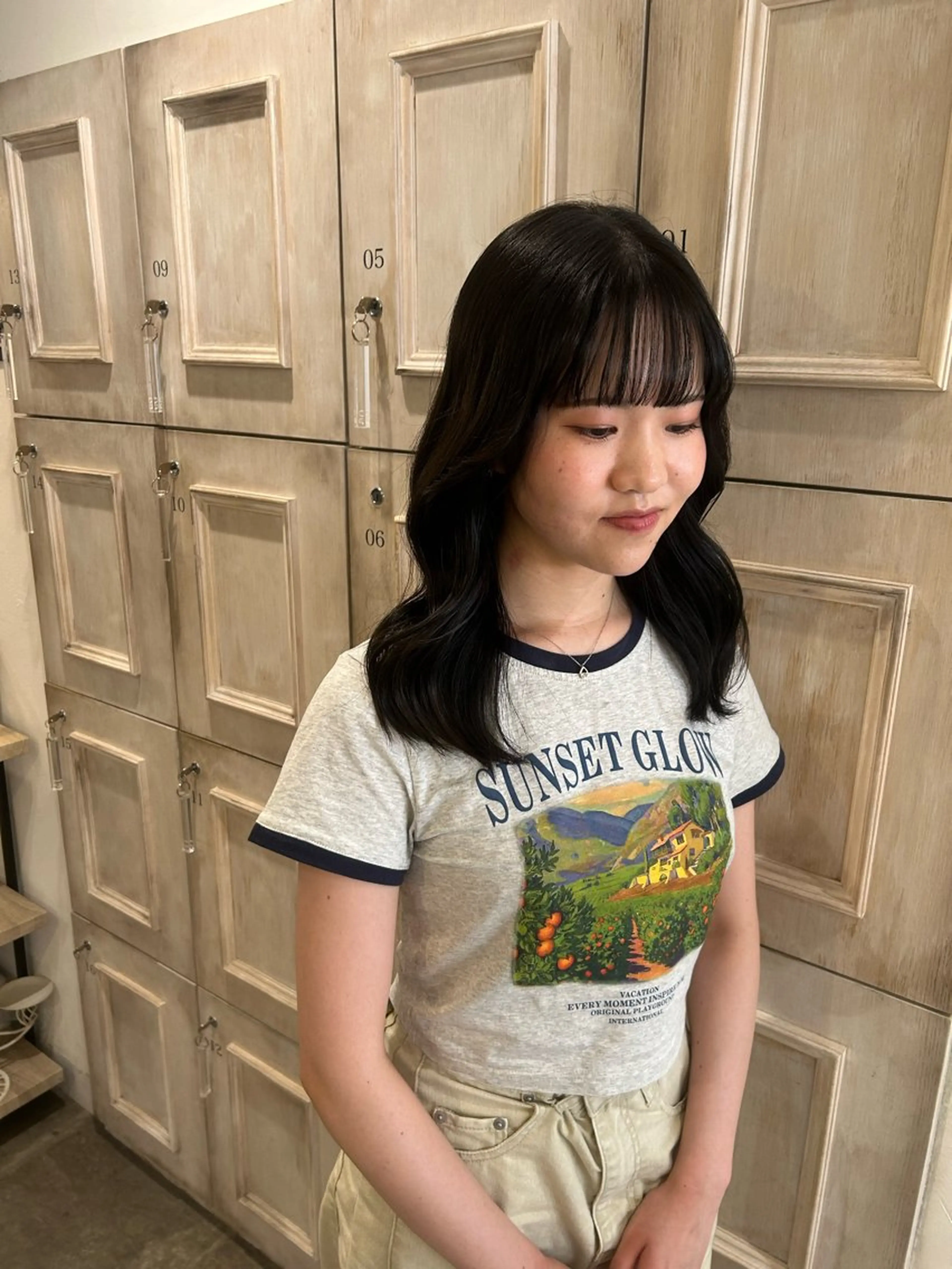 ロング くびれヘア 韓国風ヘア くびれレイヤー レイヤーカット カット 韓国風／ハイトーン 砂原洋介のヘアスタイル