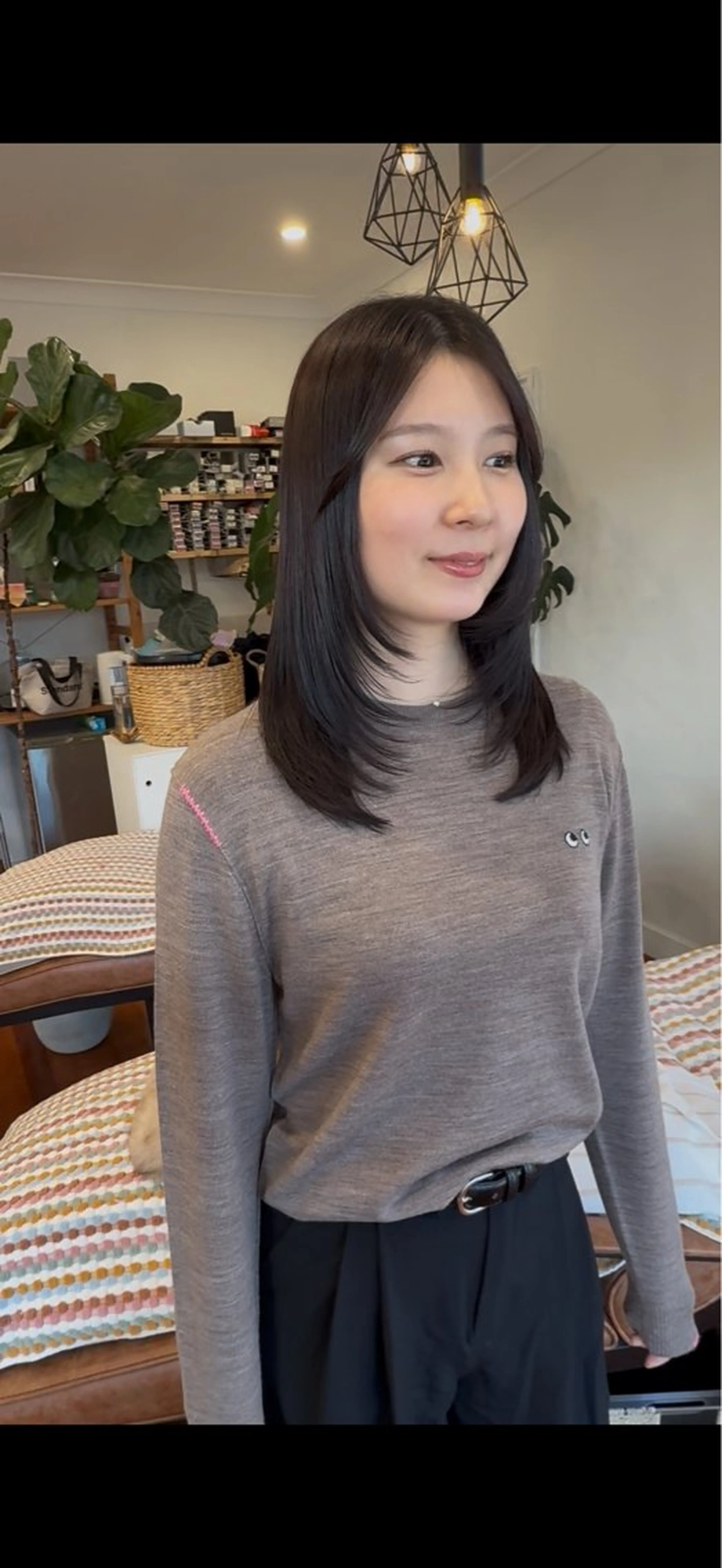 ミディアム カット 縮毛矯正 Zina吉祥寺 /縮毛矯正/美髪✨のヘアスタイル