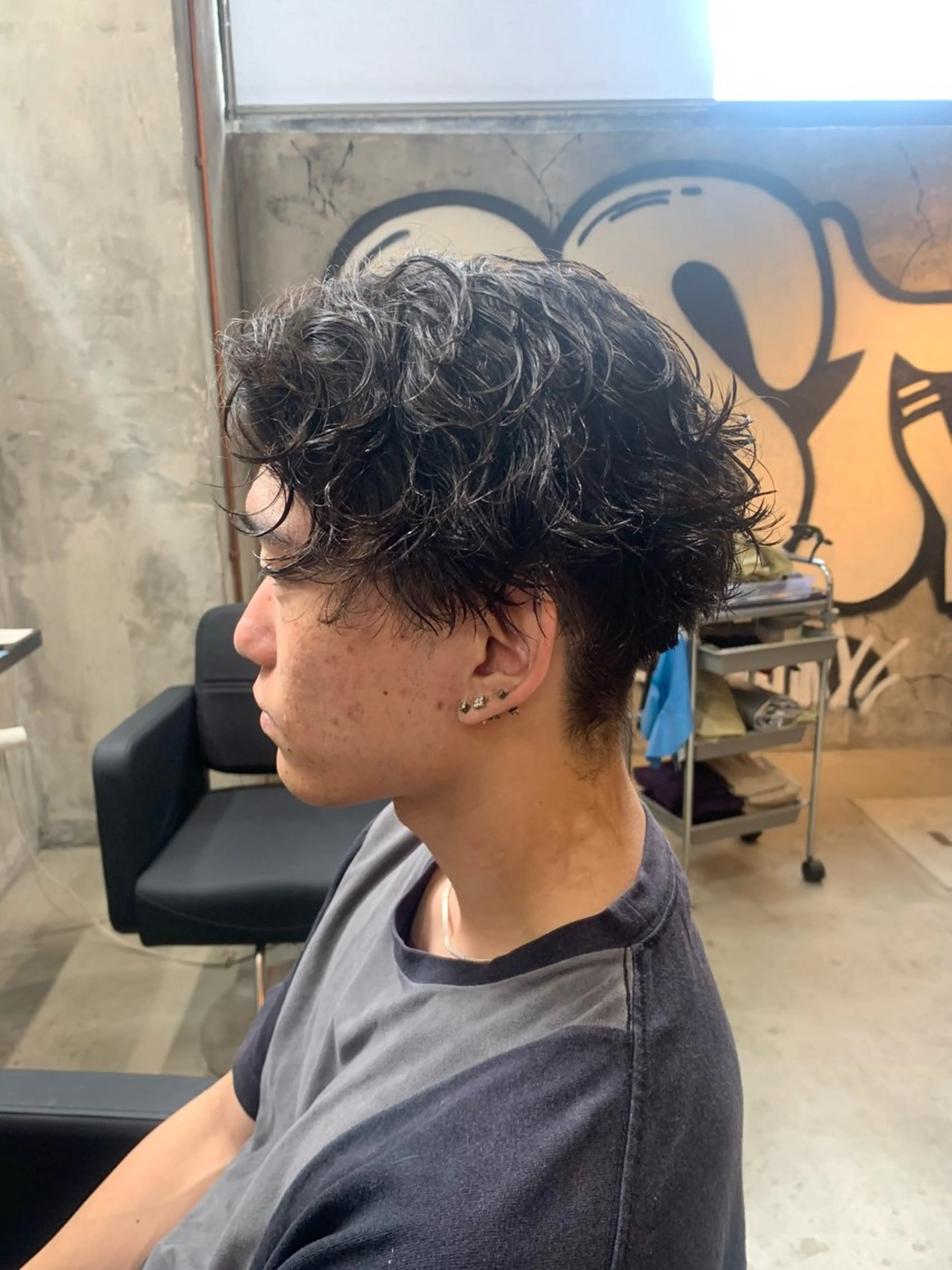 パーマ メンズ カット パーマ ⚡️メンズパーマ特化 mens支持◎/忠地のヘアスタイル