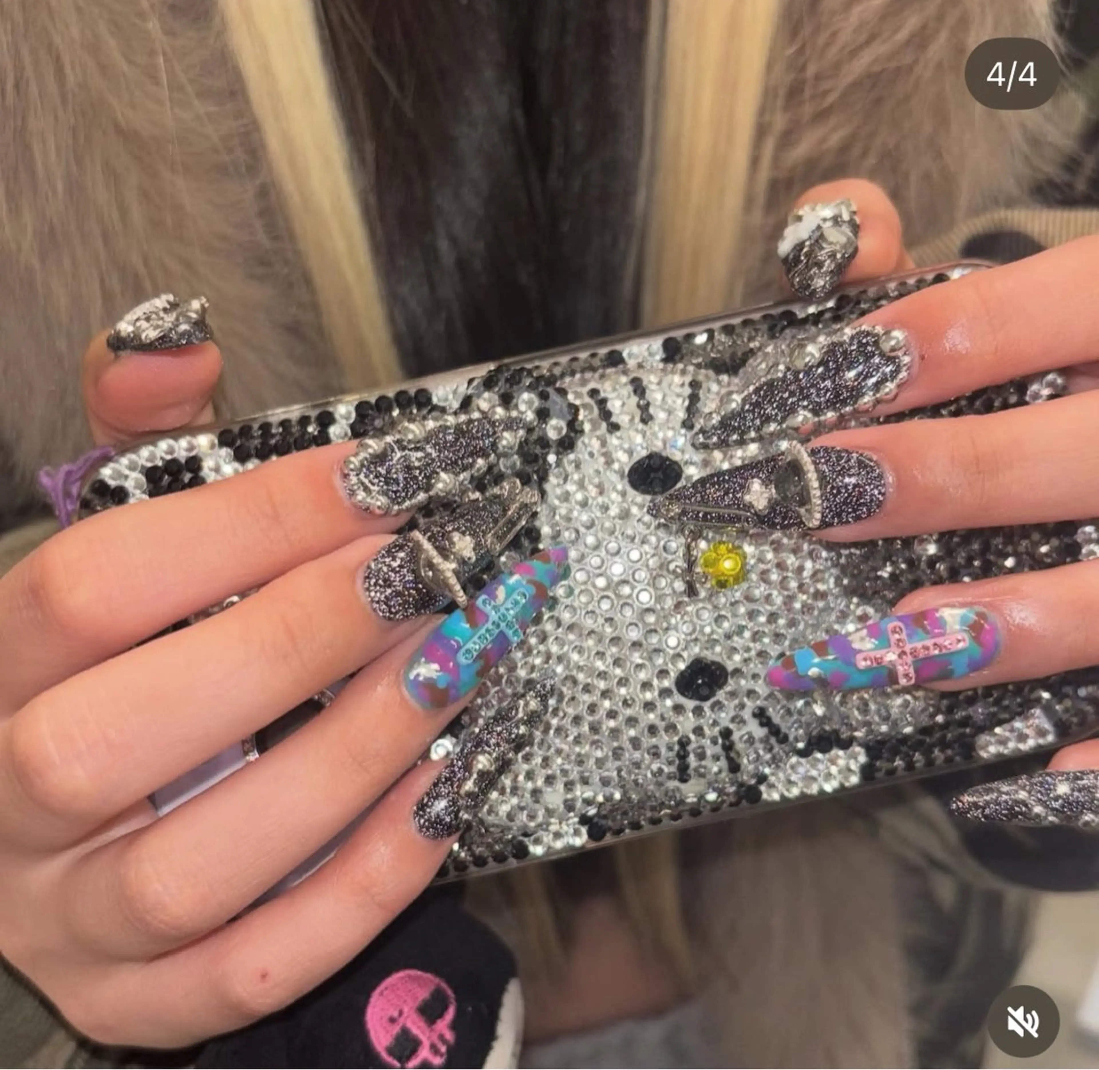 💠long フラッシュネイル/長さだしありの写真